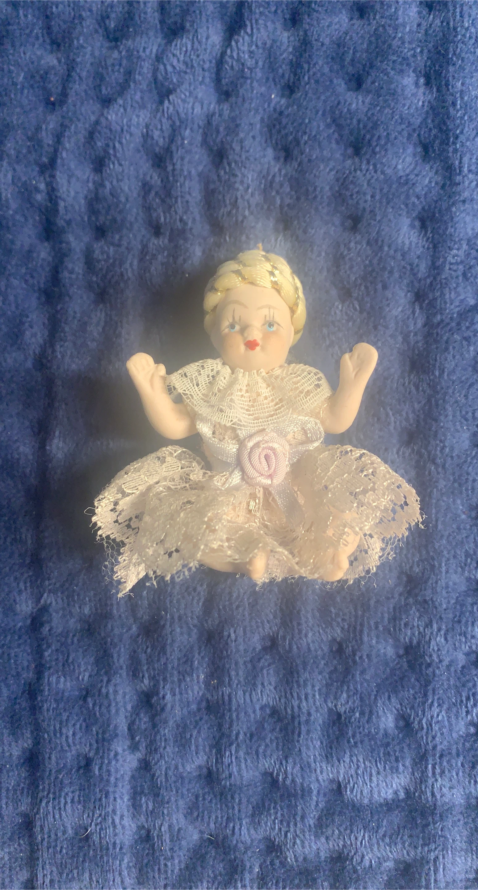 Small Porcelain Ballerina Ornament