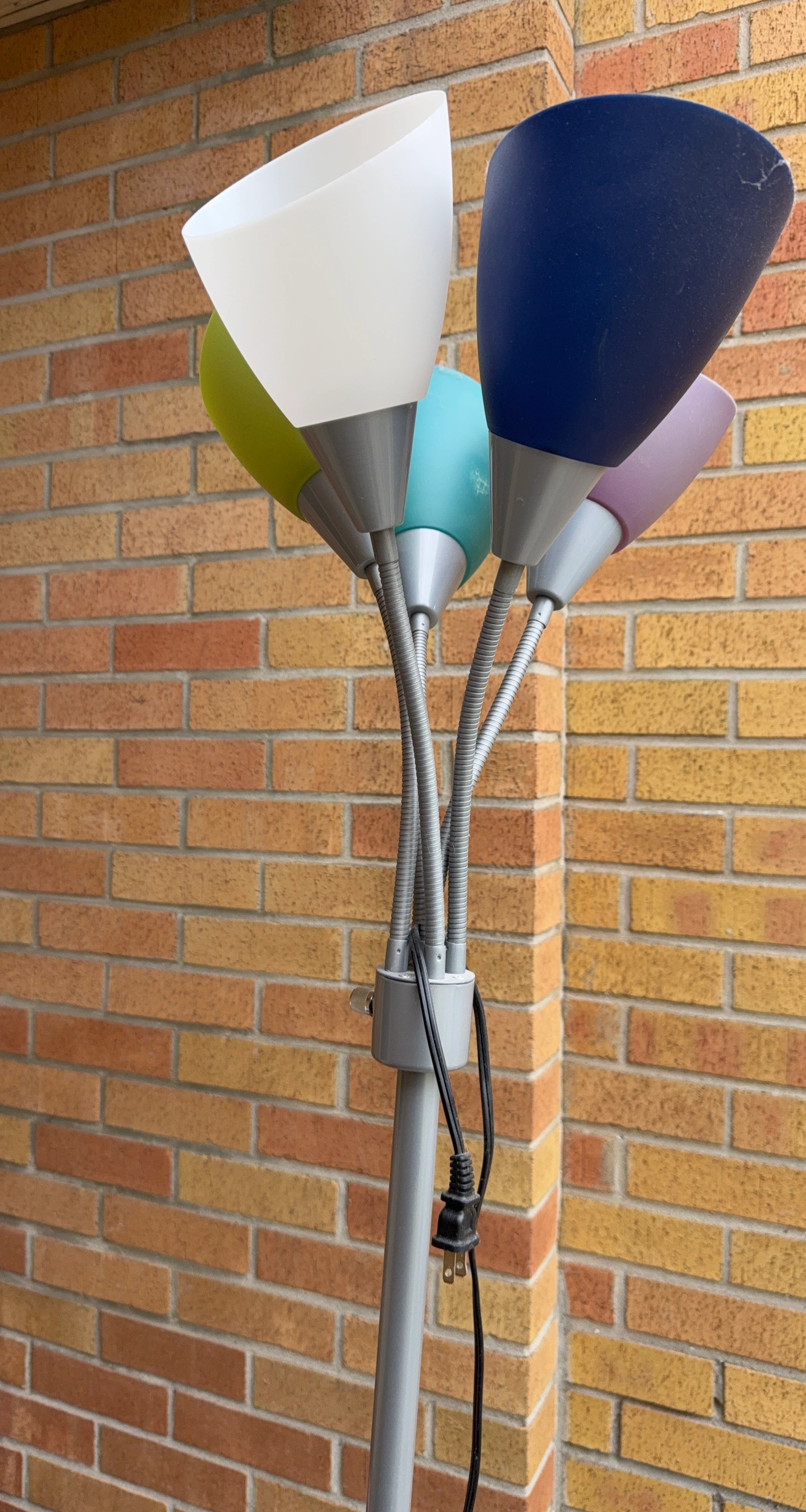 Multi-Colour 5-Head Floor Lamp