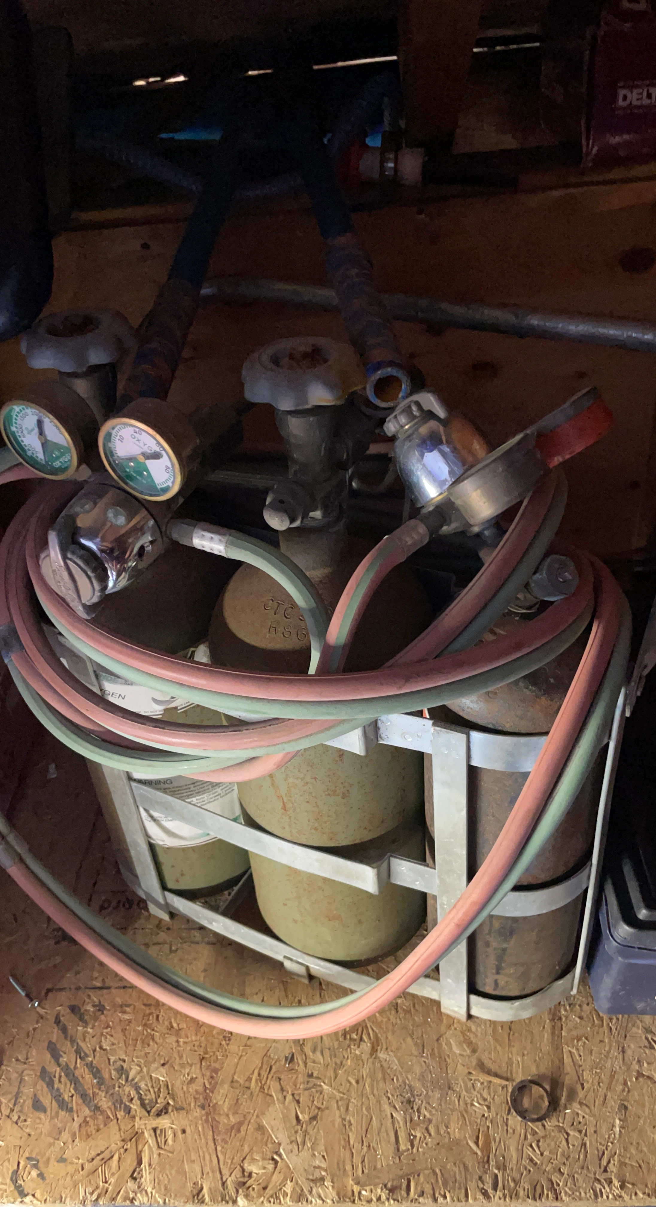 Oxy-Acetylene Welding Torch Tank Set