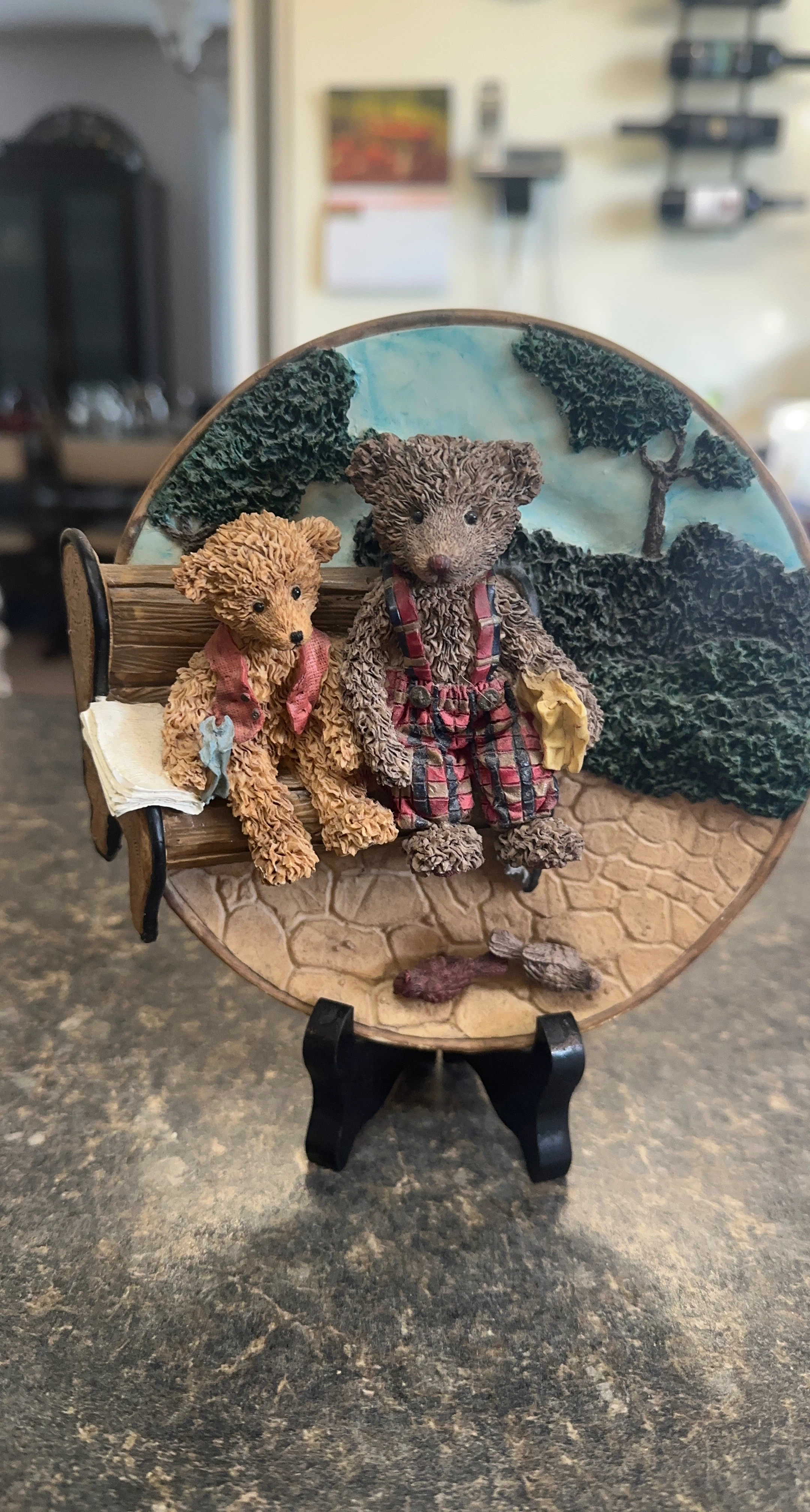 Decorative Teddy Bear Wall Plate