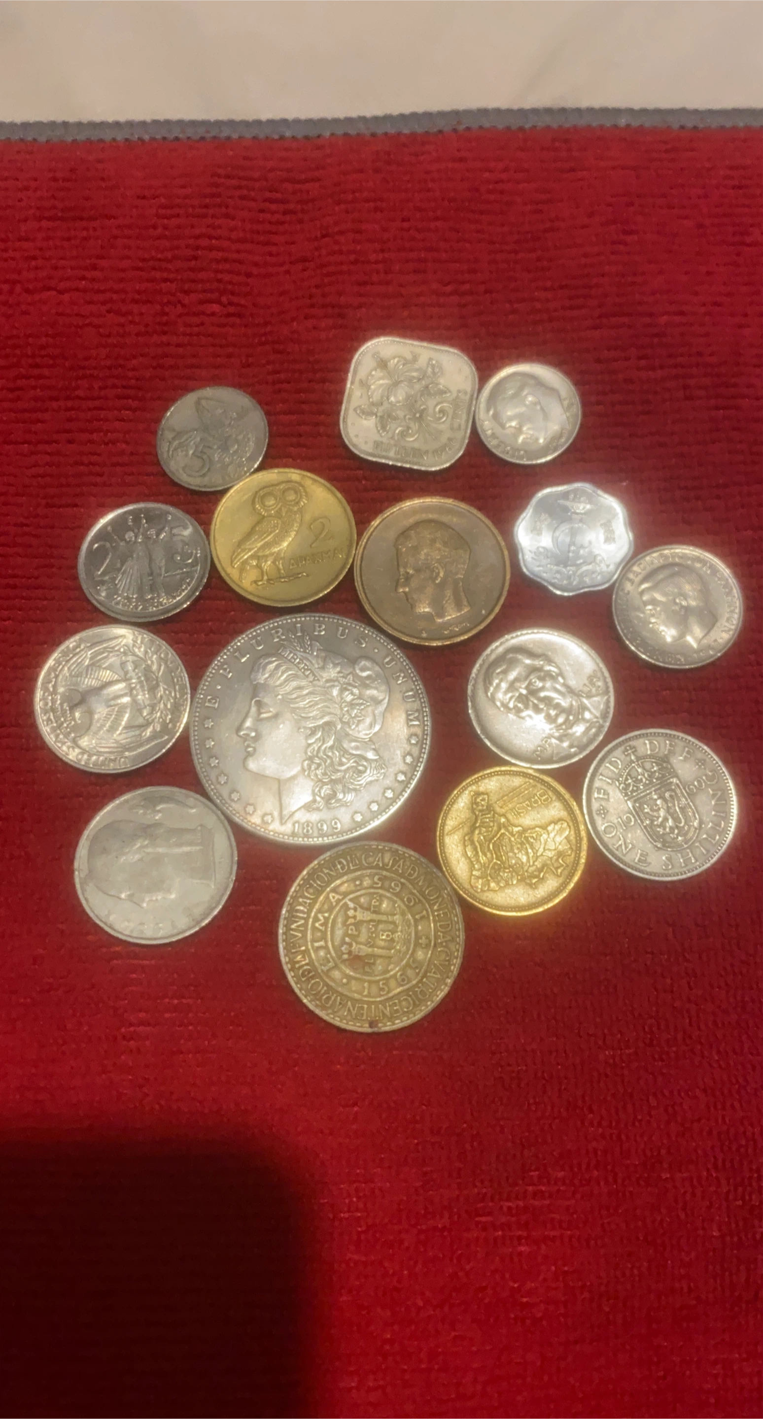Assorted International Collection of Coins