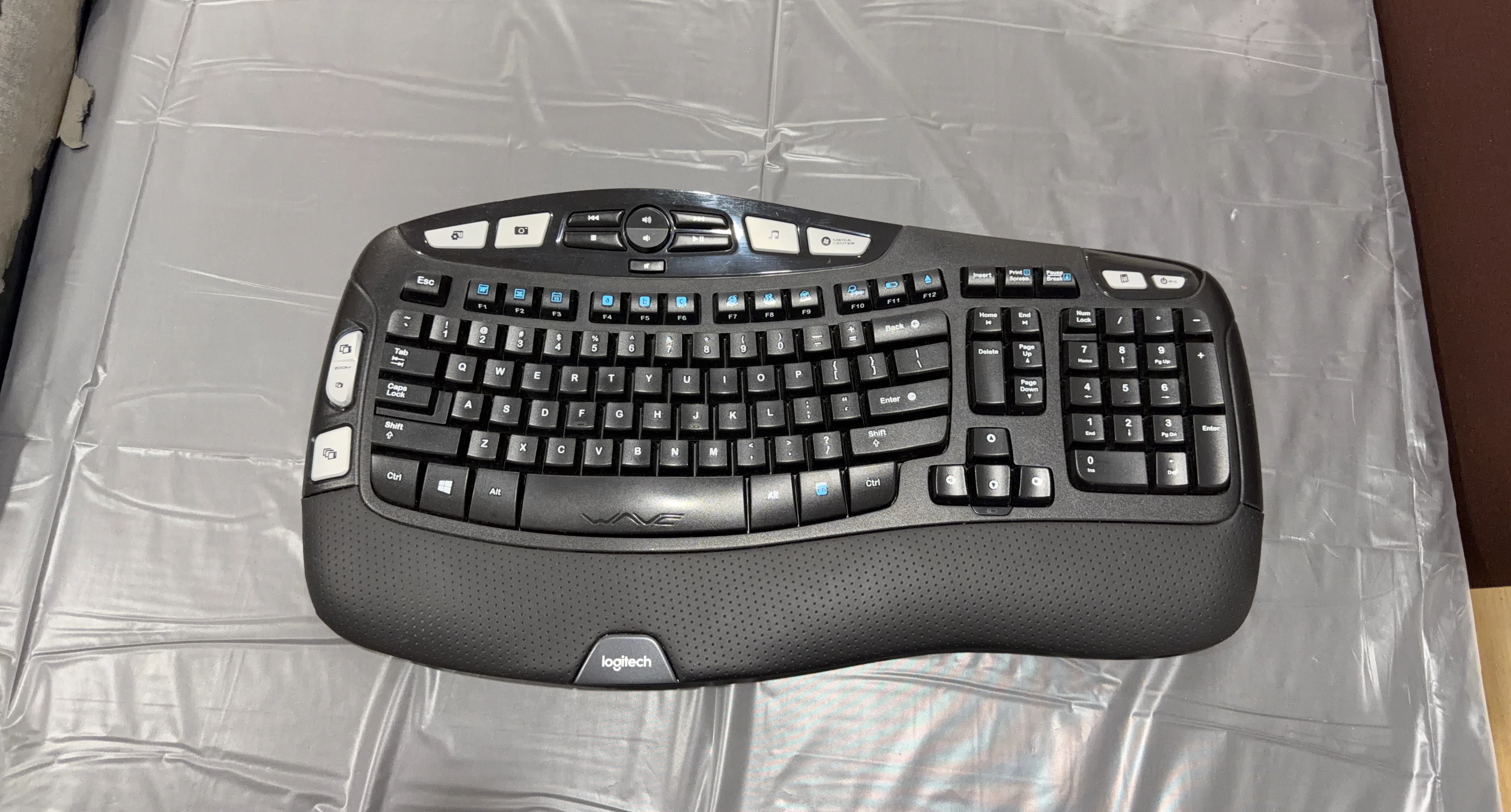 Logitech K350 Wireless Wave Ergonomic Keyboard