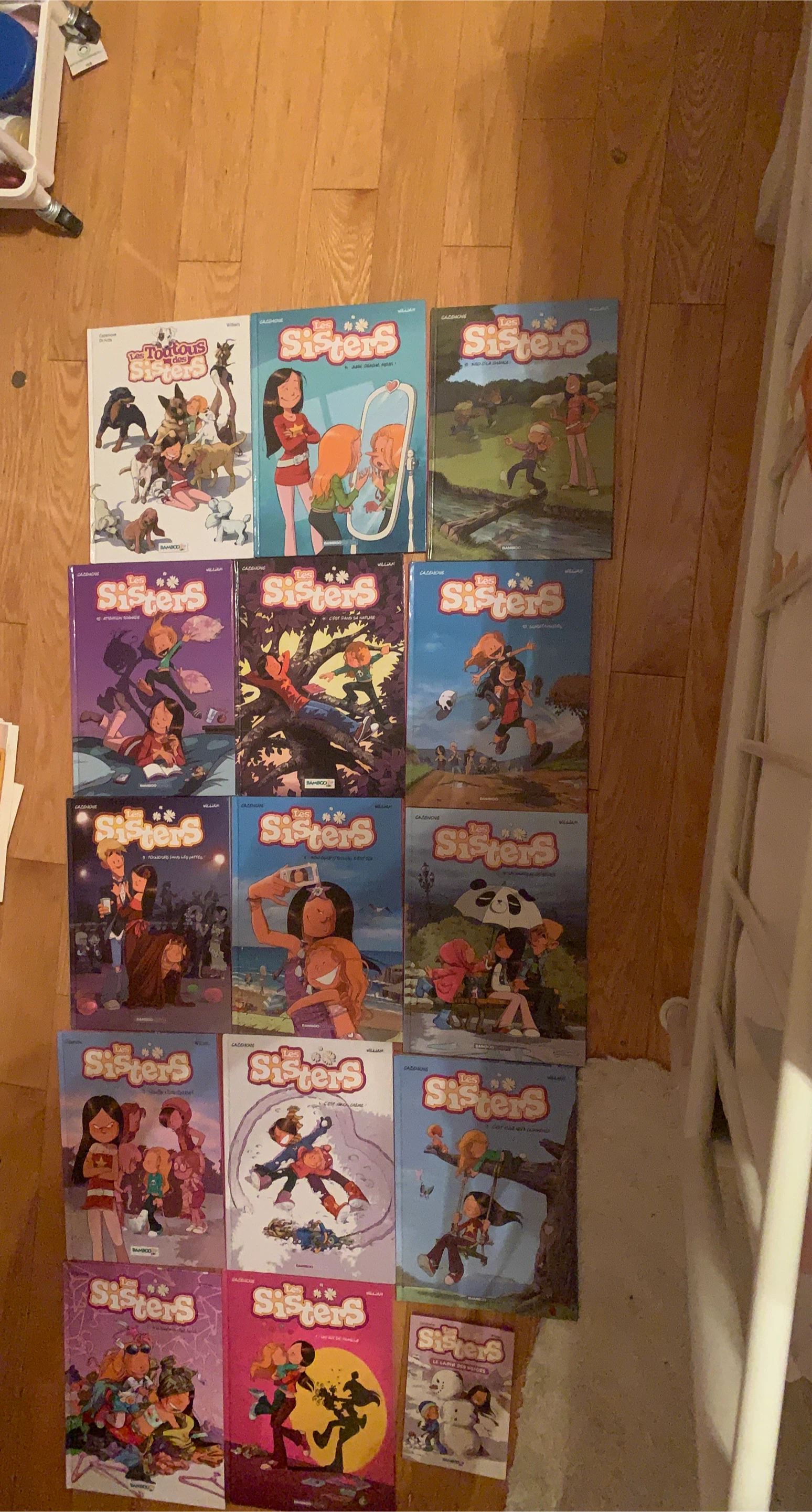 Collection de 14 bandes dessinées Les Sisters