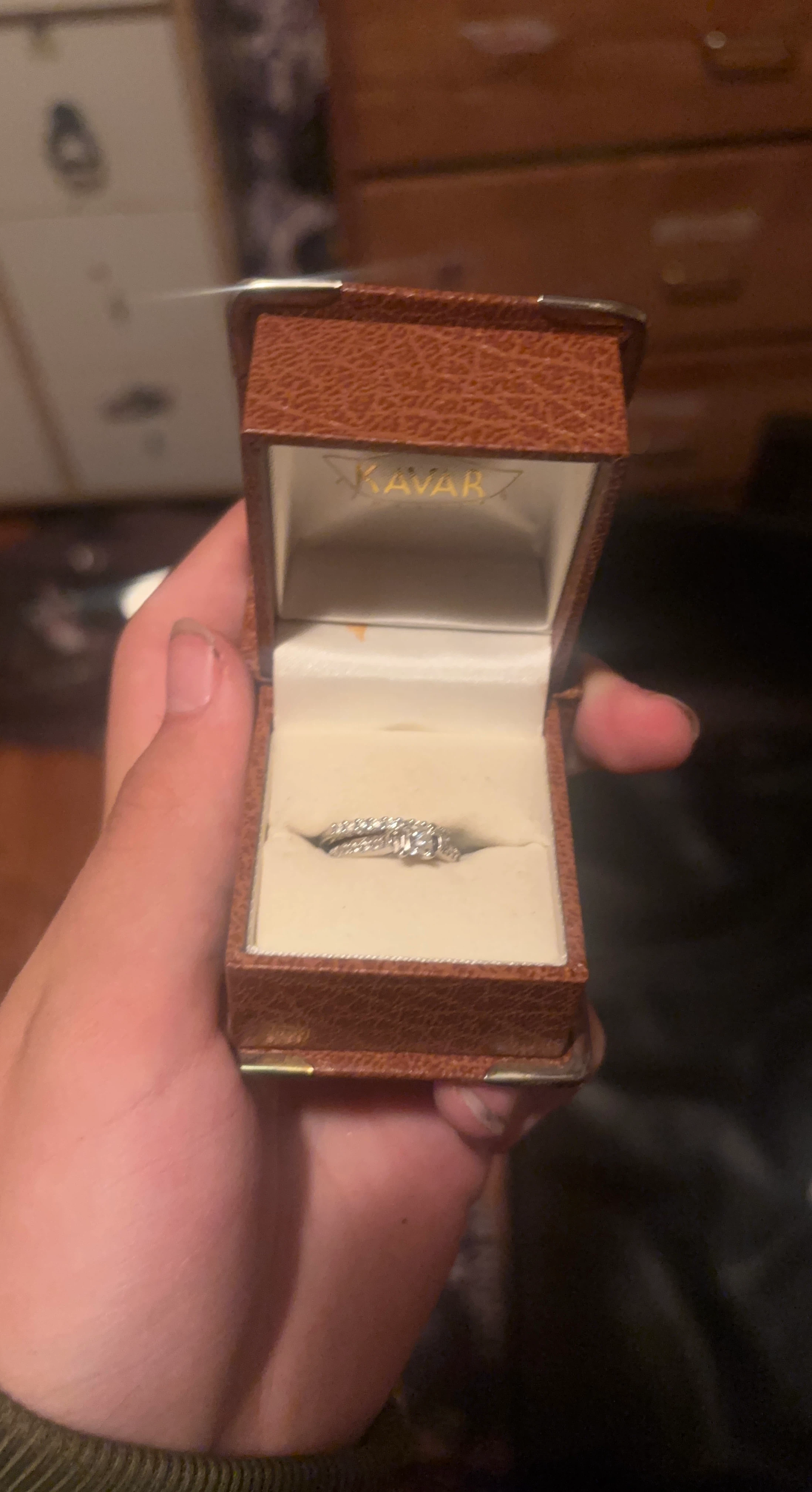 Kavar Diamond Engagement Ring Set