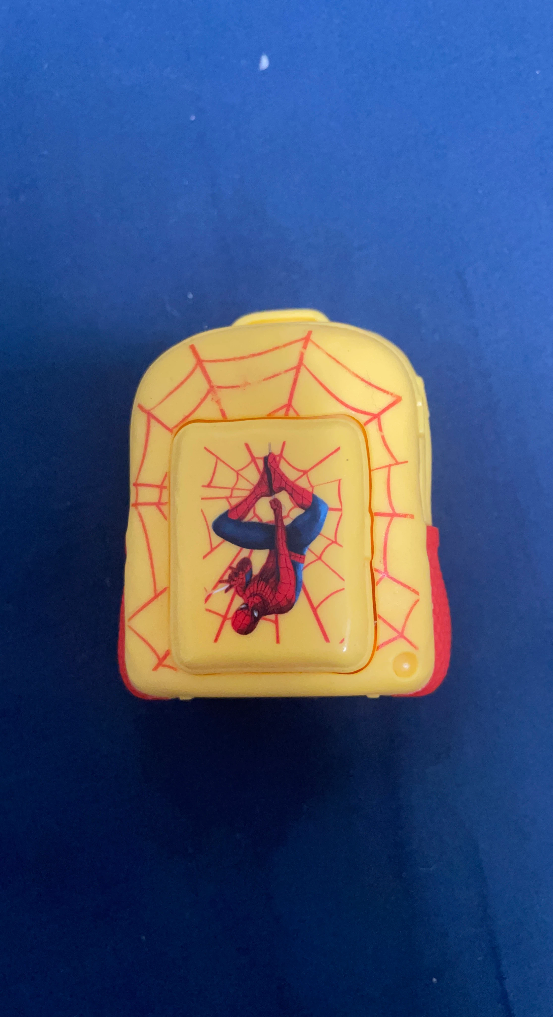 Spider-Man yellow miniature backpack