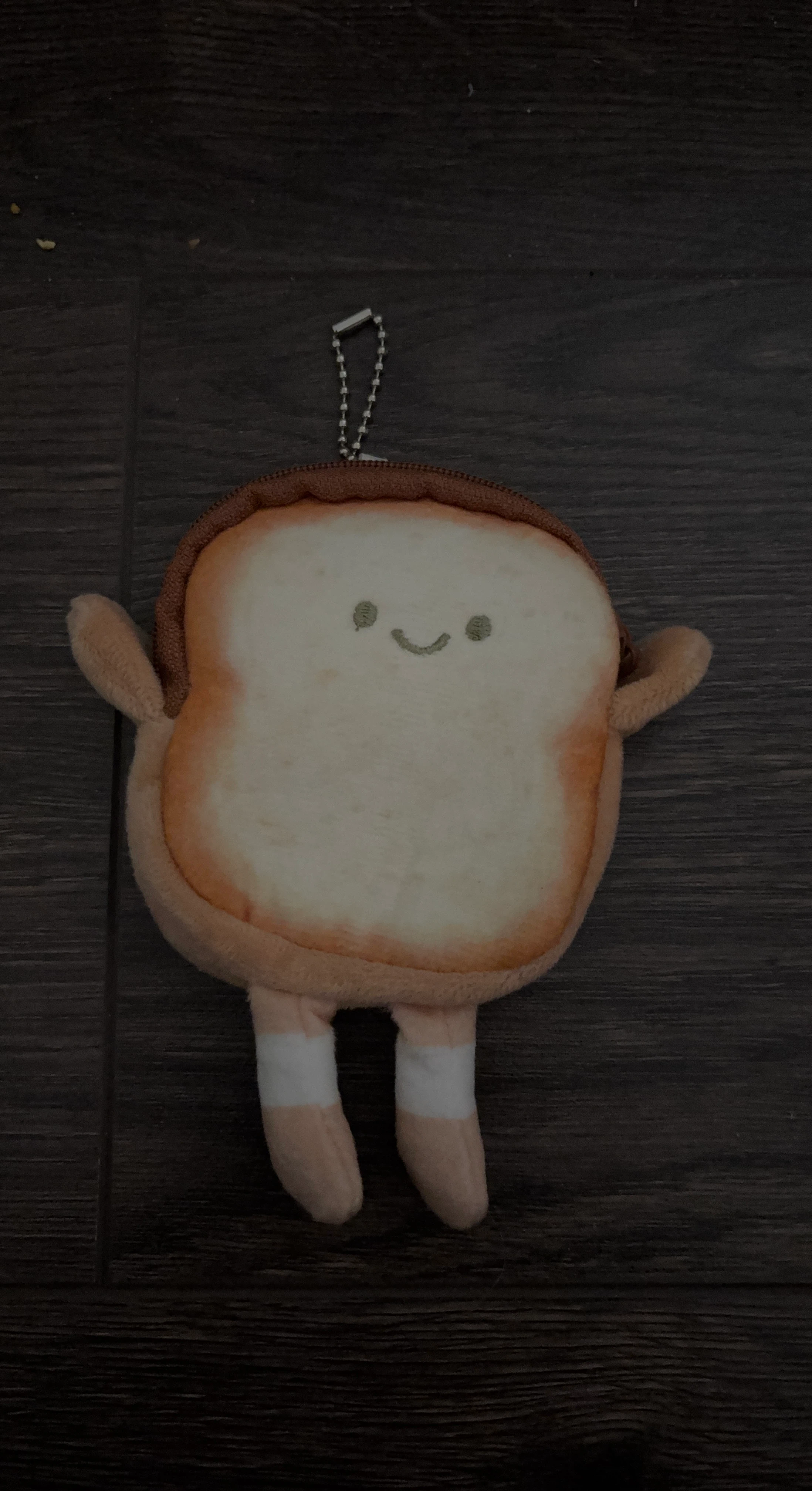 Bread Slice Plush Coin Pouch