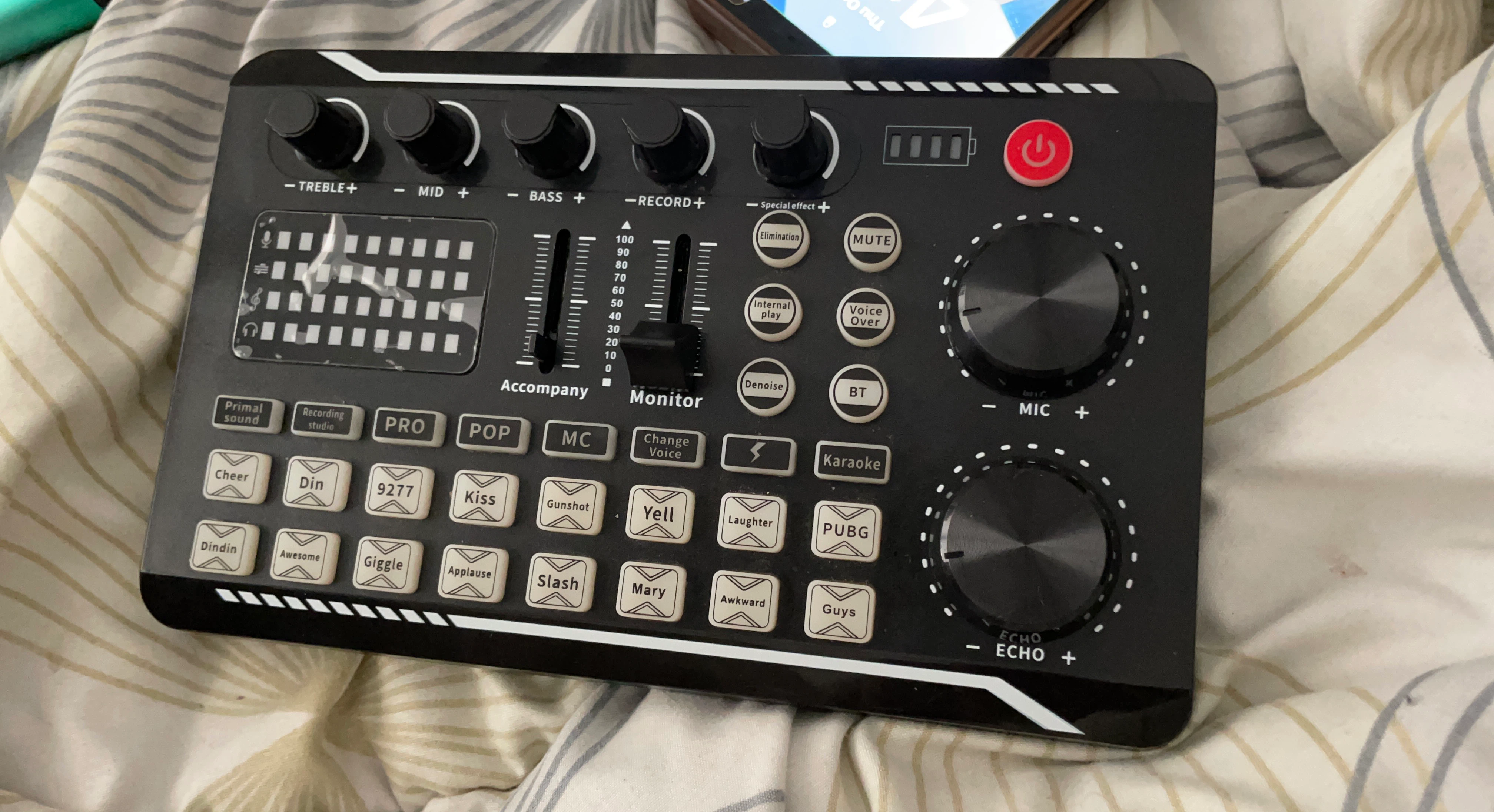 Portable Audio Sound Card Mixer