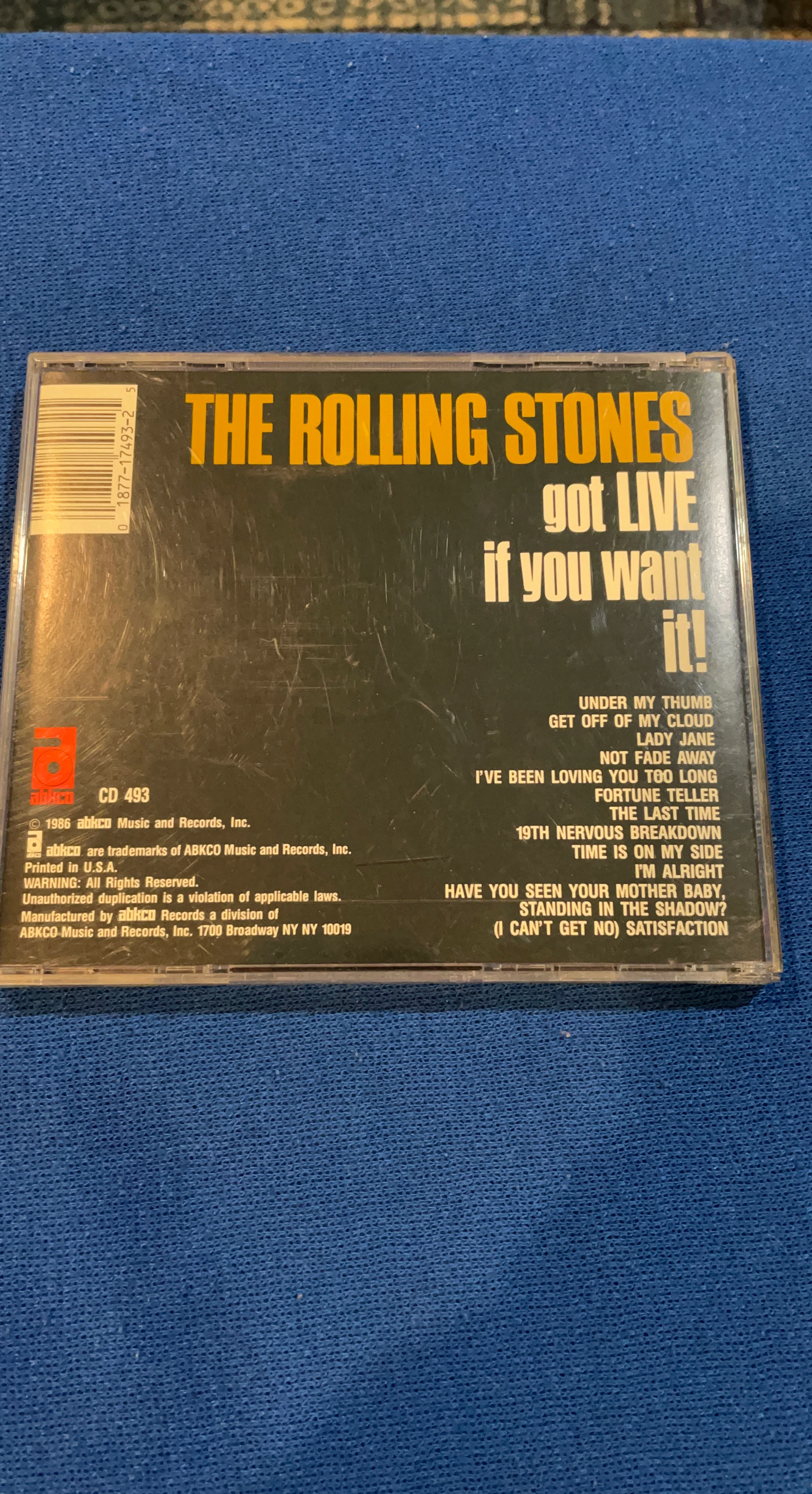 The Rolling Stones Got Live If You Want It! CD