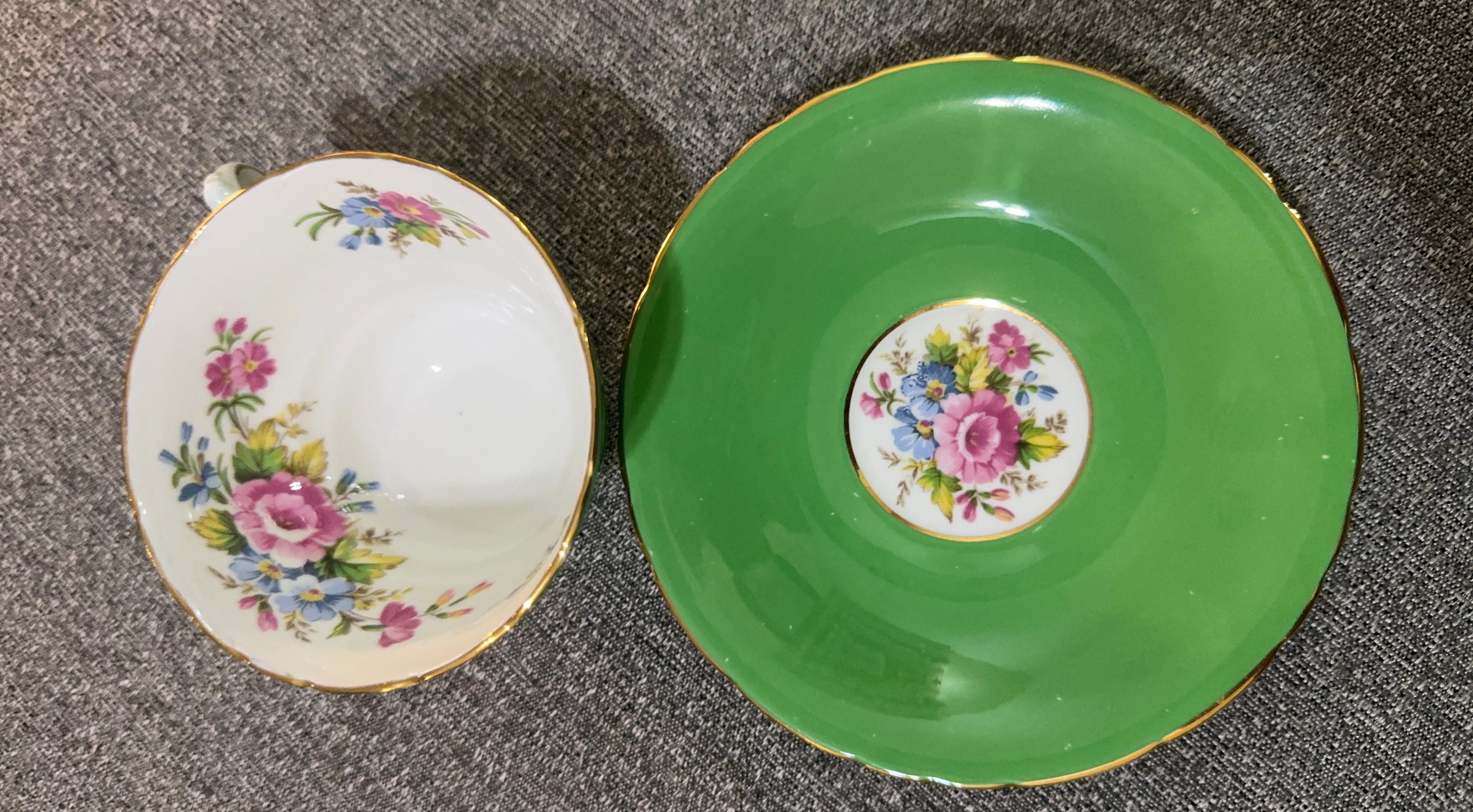Delphine Bone China Tea Cup and Saucer Set