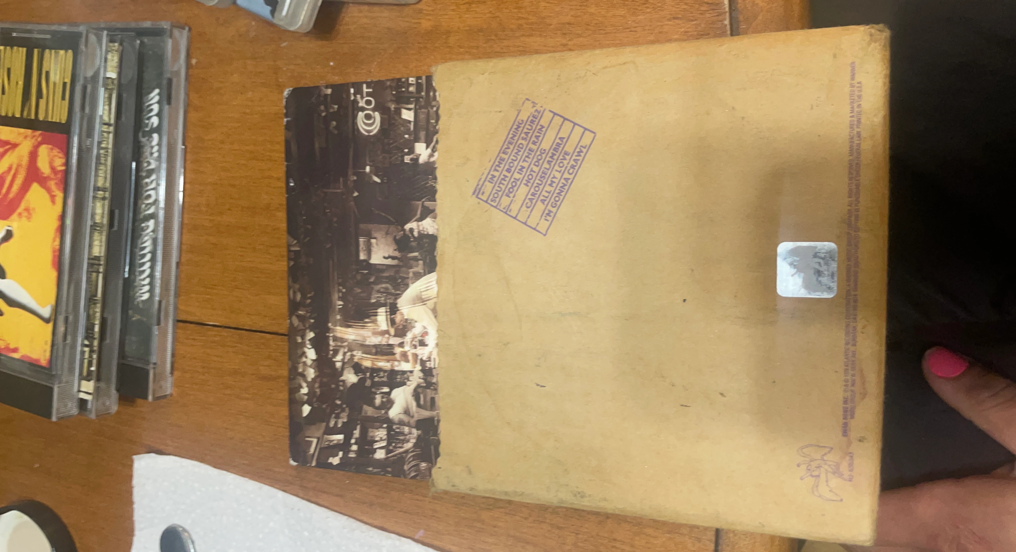 Led Zeppelin In Through The Out Door CD INSPIRED BY Vinyl Record