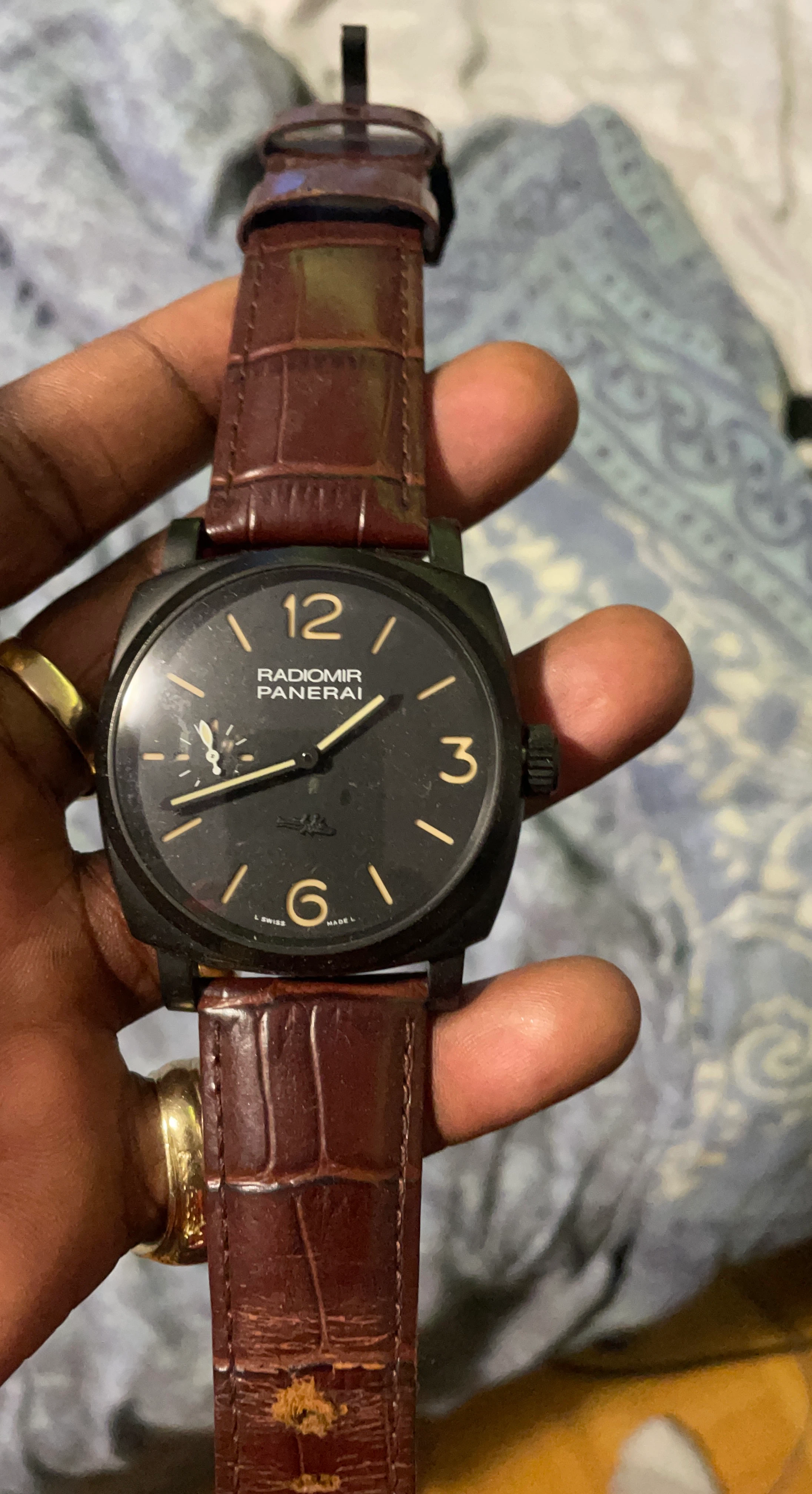 Panerai Radiomir Black Dial Watch