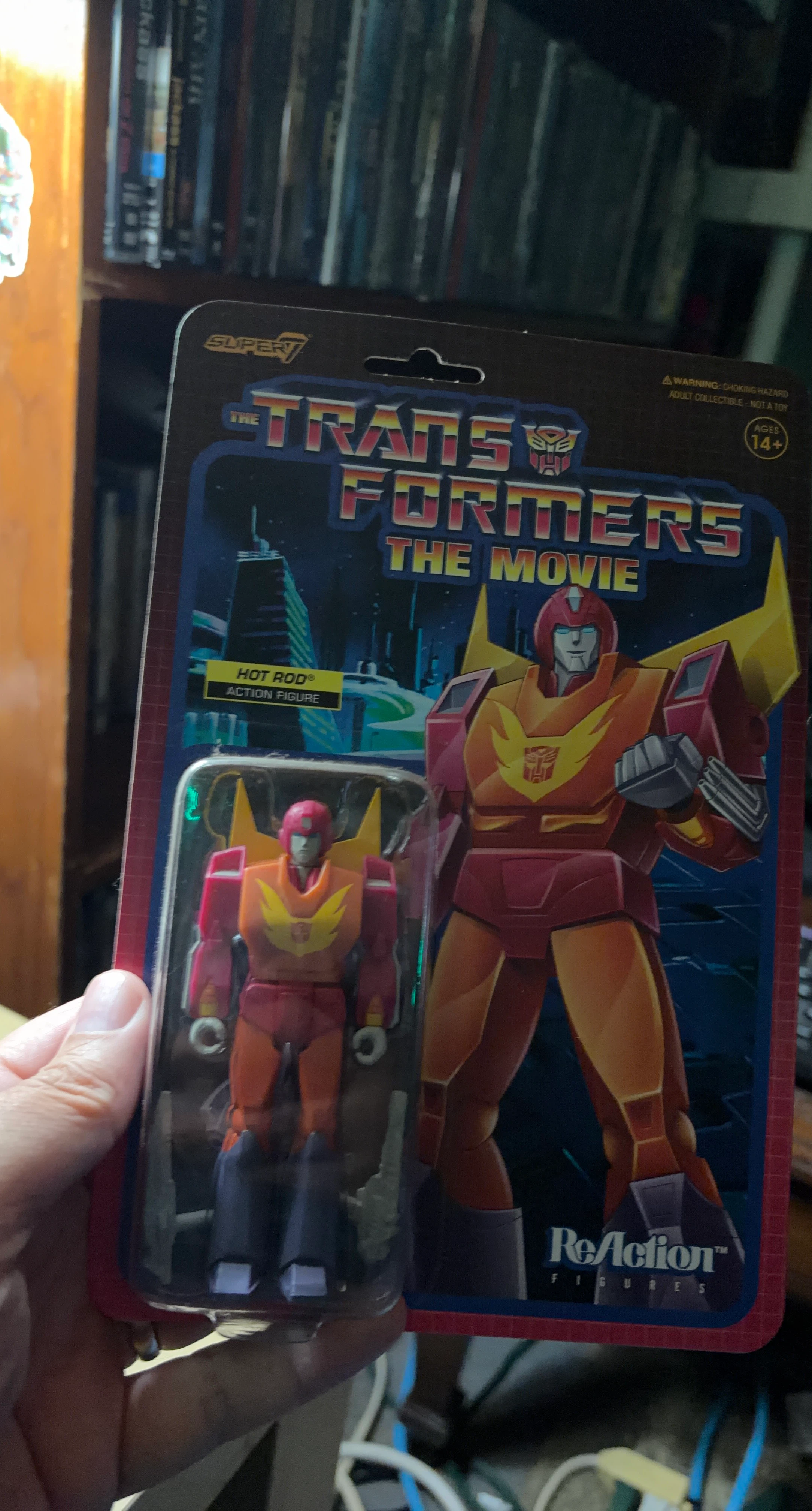 Super7 Transformers The Movie Hot Rod ReAction Figure