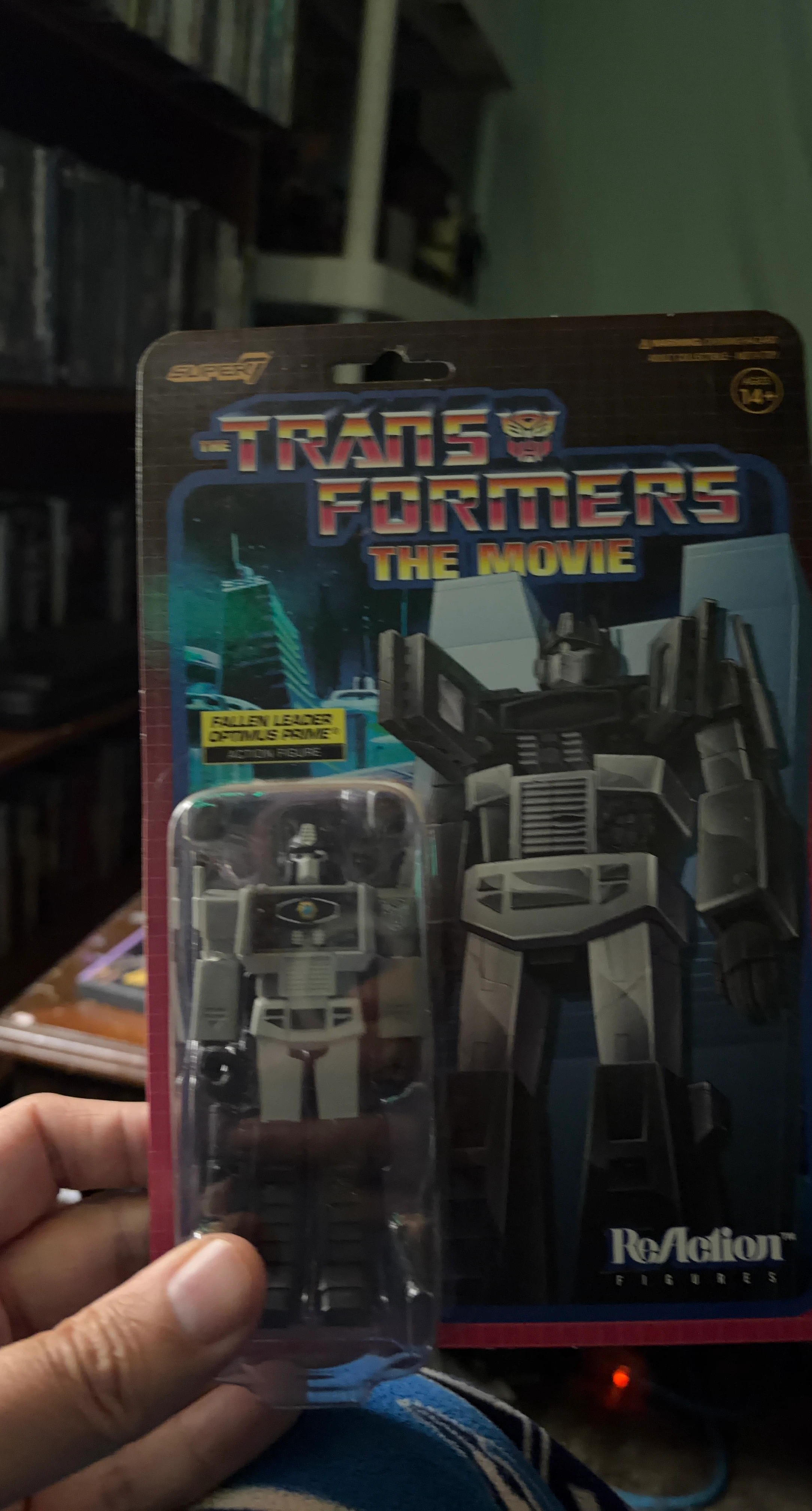 Super7 Transformers Fallen Leader Optimus Prime ReAction Figure
