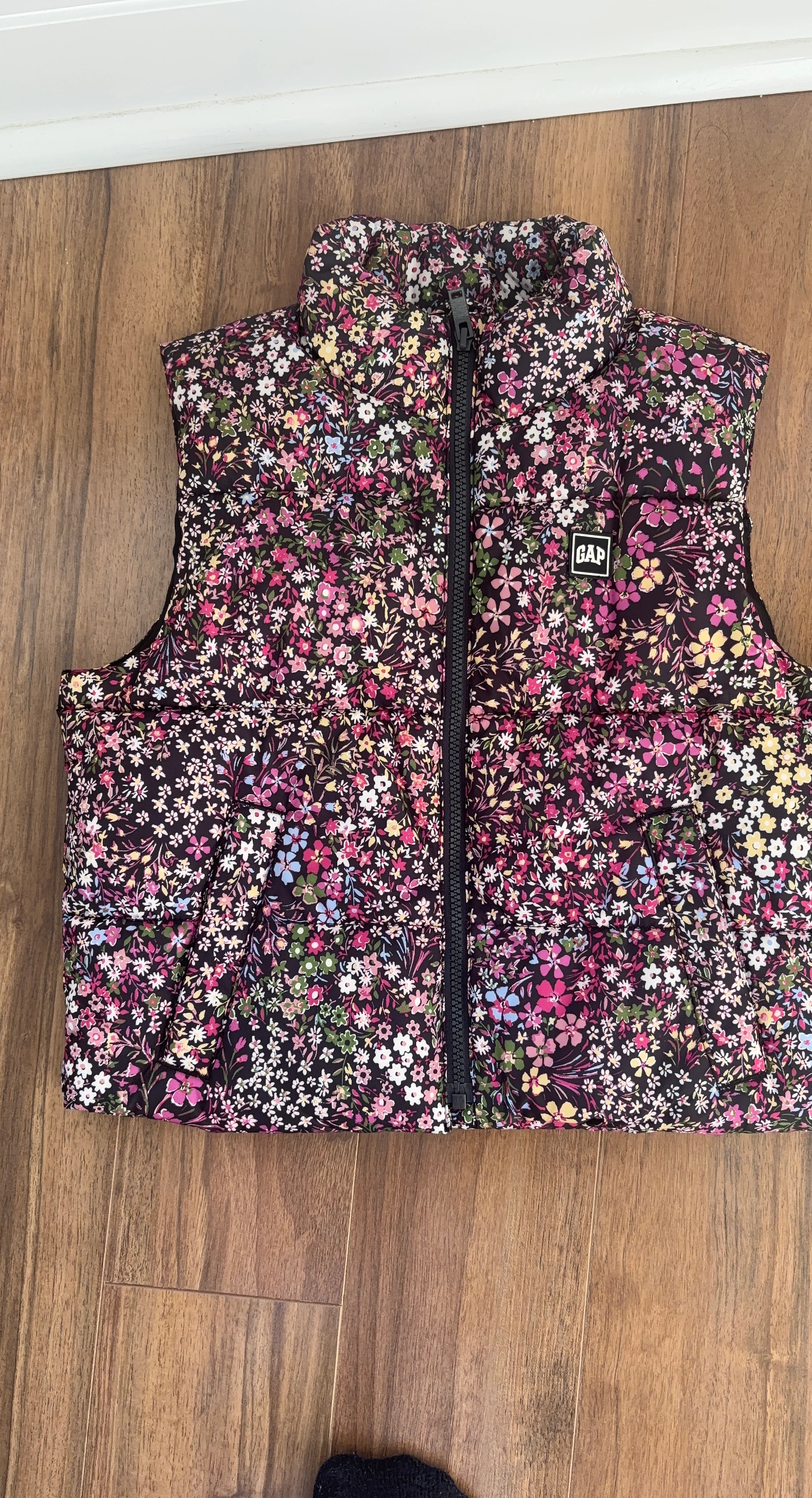 GAP Floral Puffer Vest