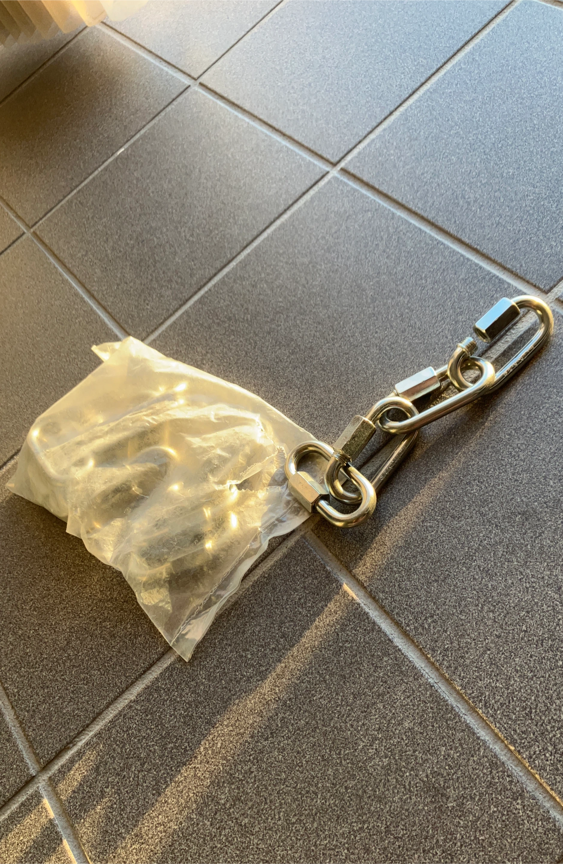 Stainless Steel Connecting Links (Locking Carabiner)