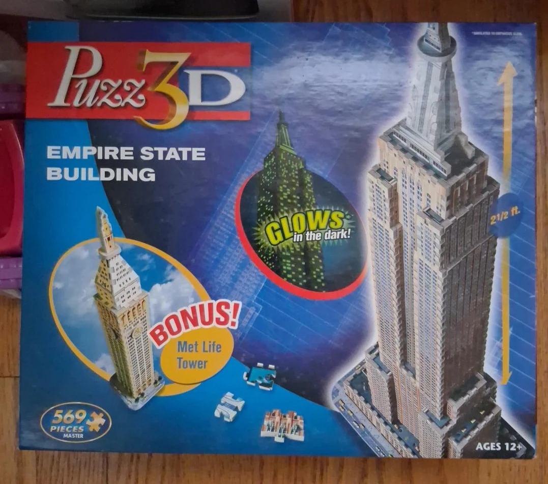 Puzz 3D Empire State Building and Met Life Tower