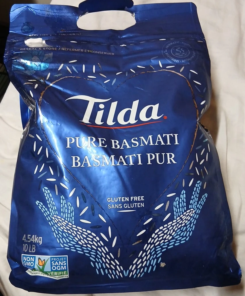Tilda Pure Basmati Rice 4.54kg 10lb