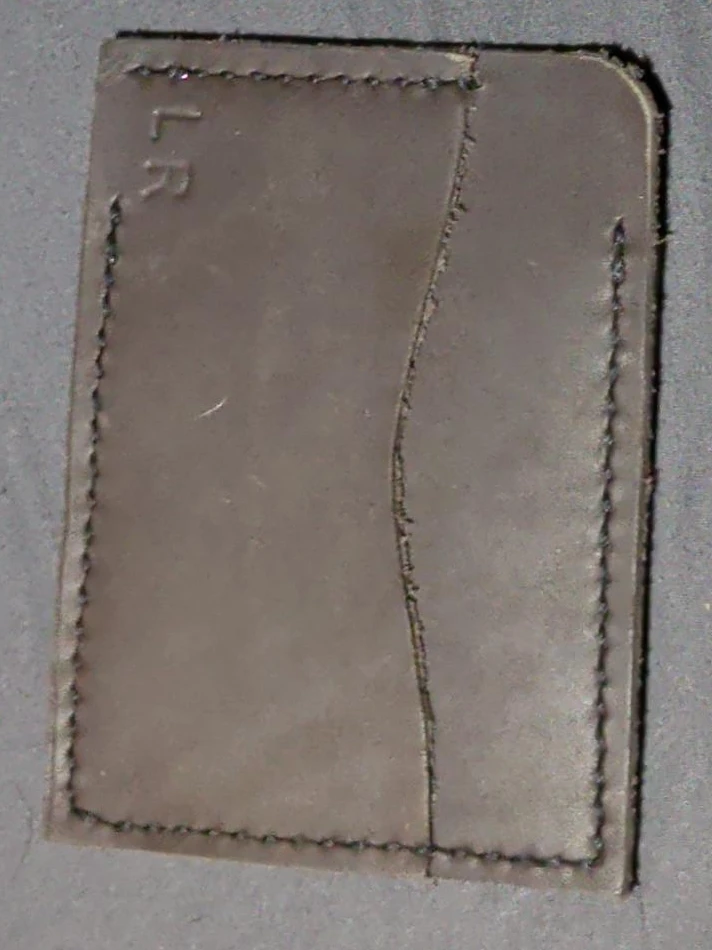Dark Brown Leather Card Holder