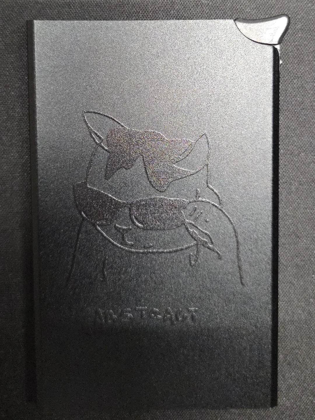 Abstract Metal Card Holder