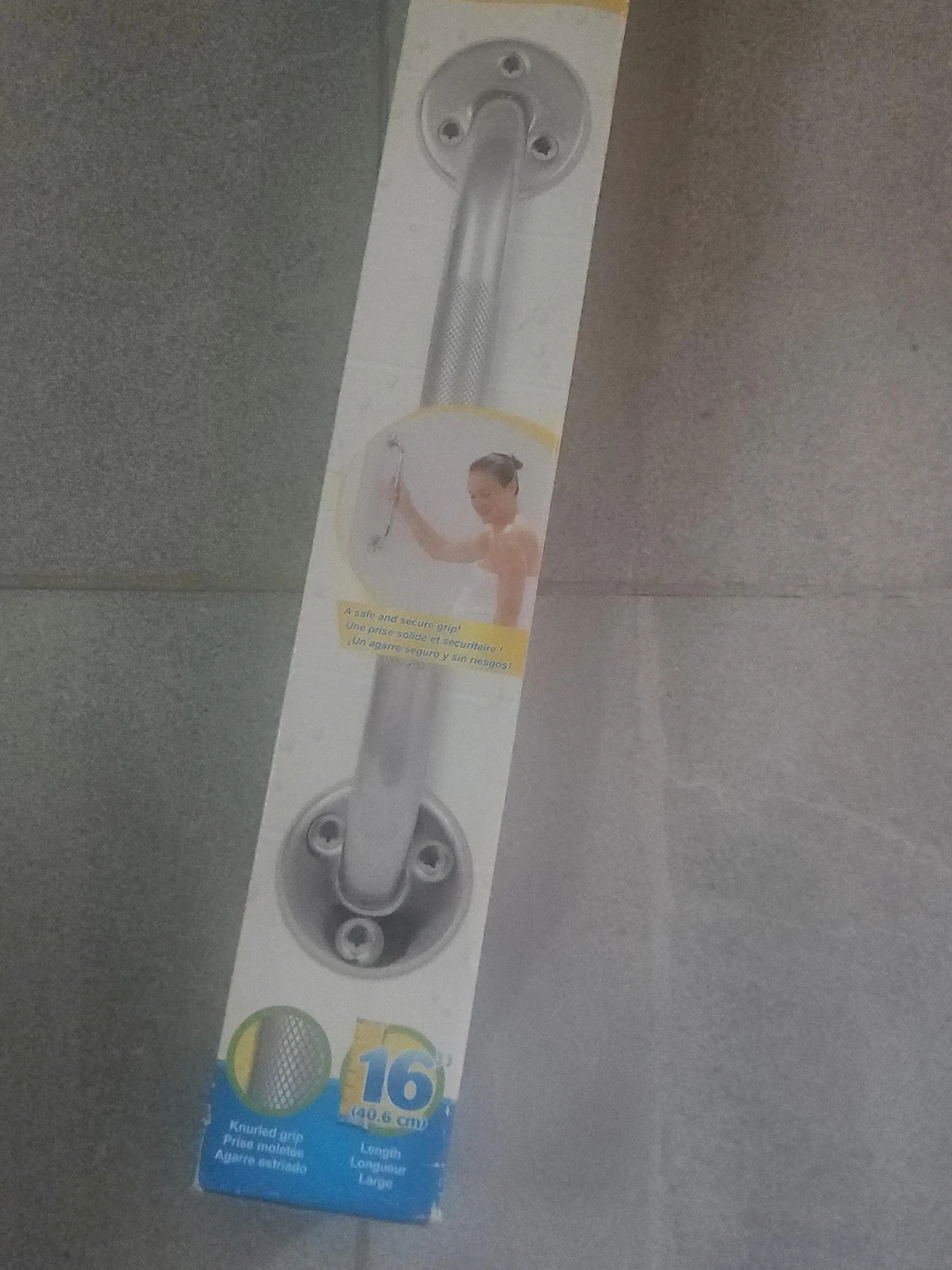 16 inch bathroom grab bar
