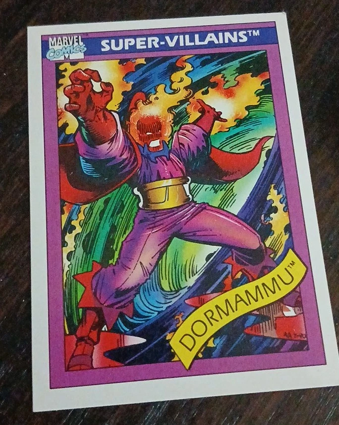 Marvel Comics Super-Villains Dormammu Trading Card