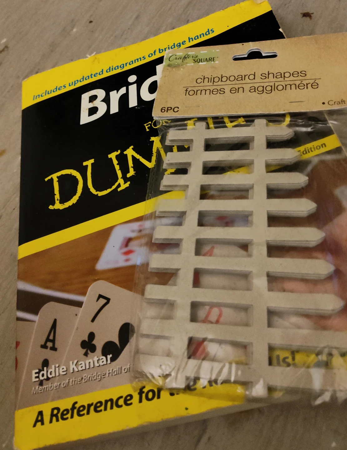 Bridge for Dummies book and craft fence shapes