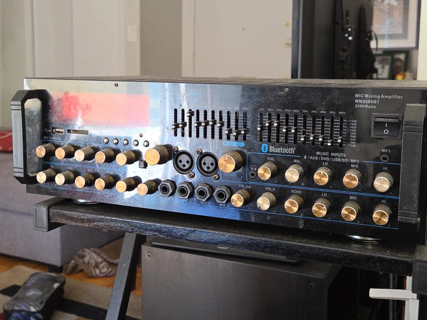 Technical Pro MM2000BT MIC Mixing Amplifier