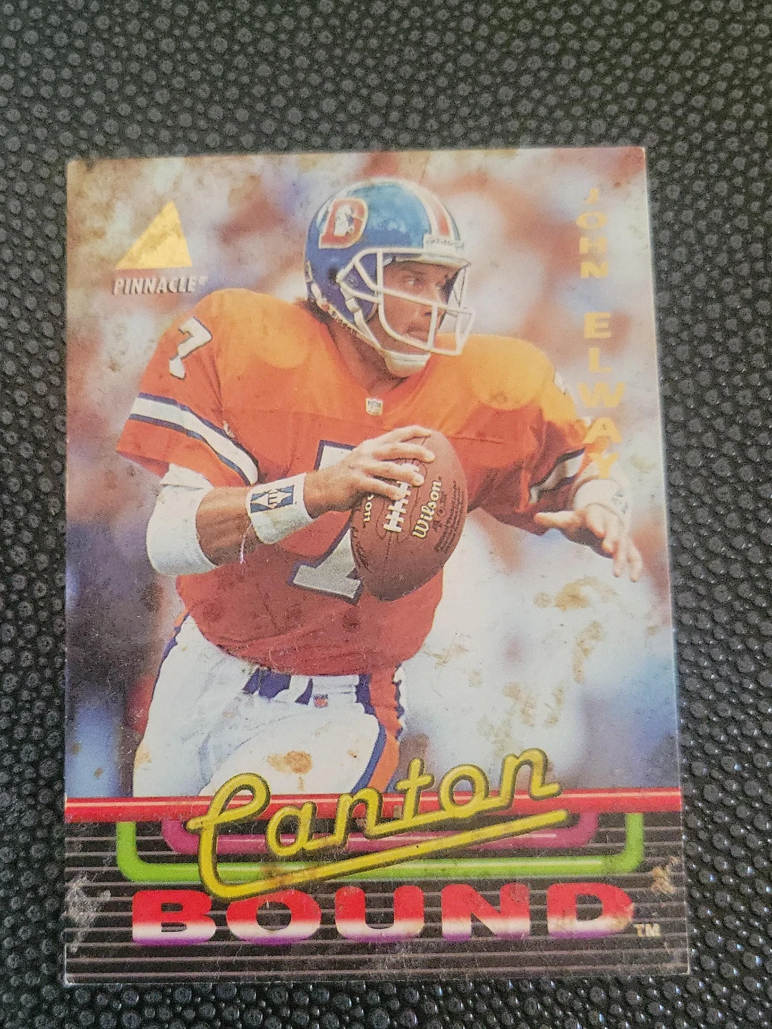 Pinnacle Canton Bound John Elway Card