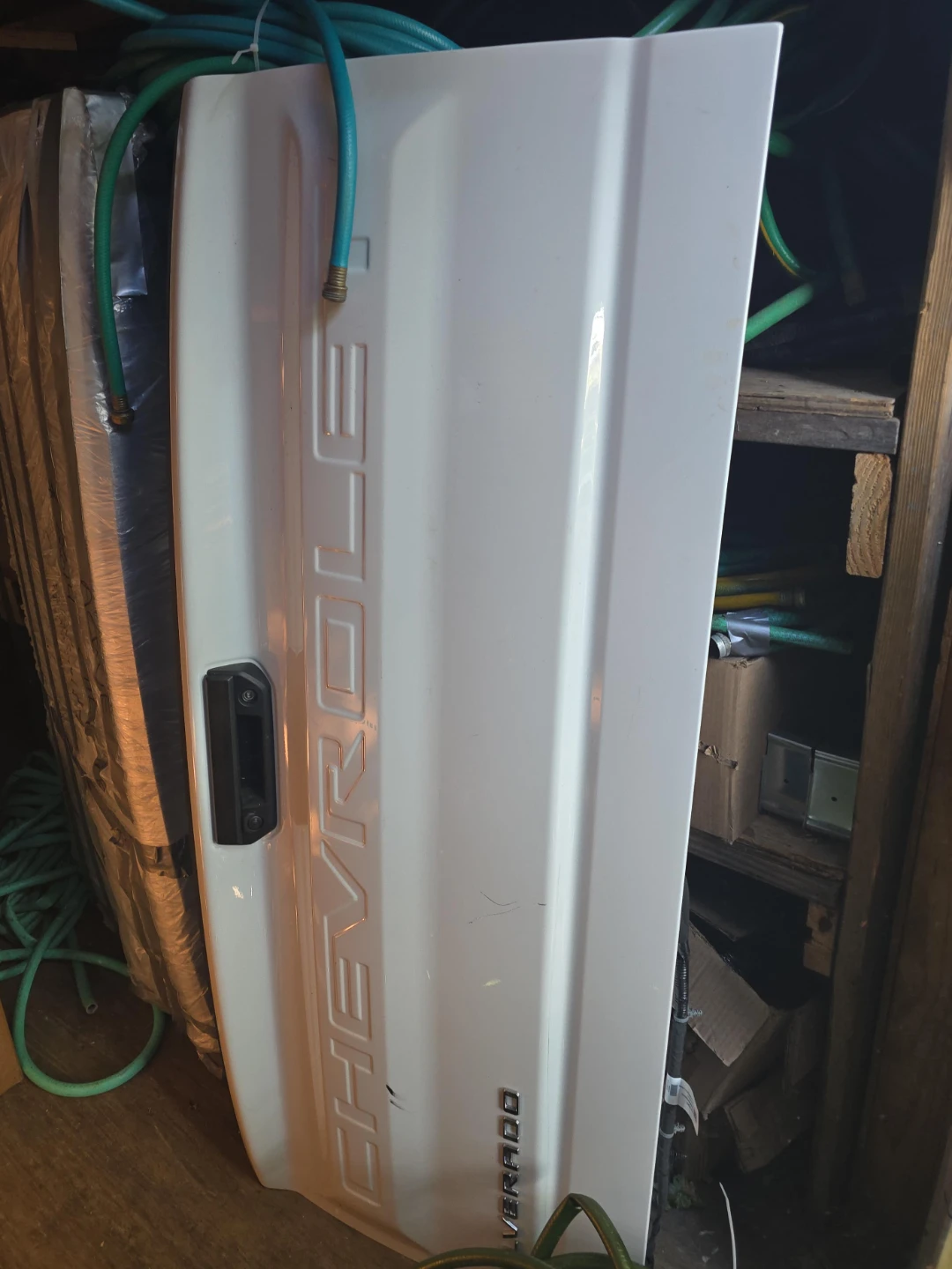 Chevrolet Silverado White Tailgate
