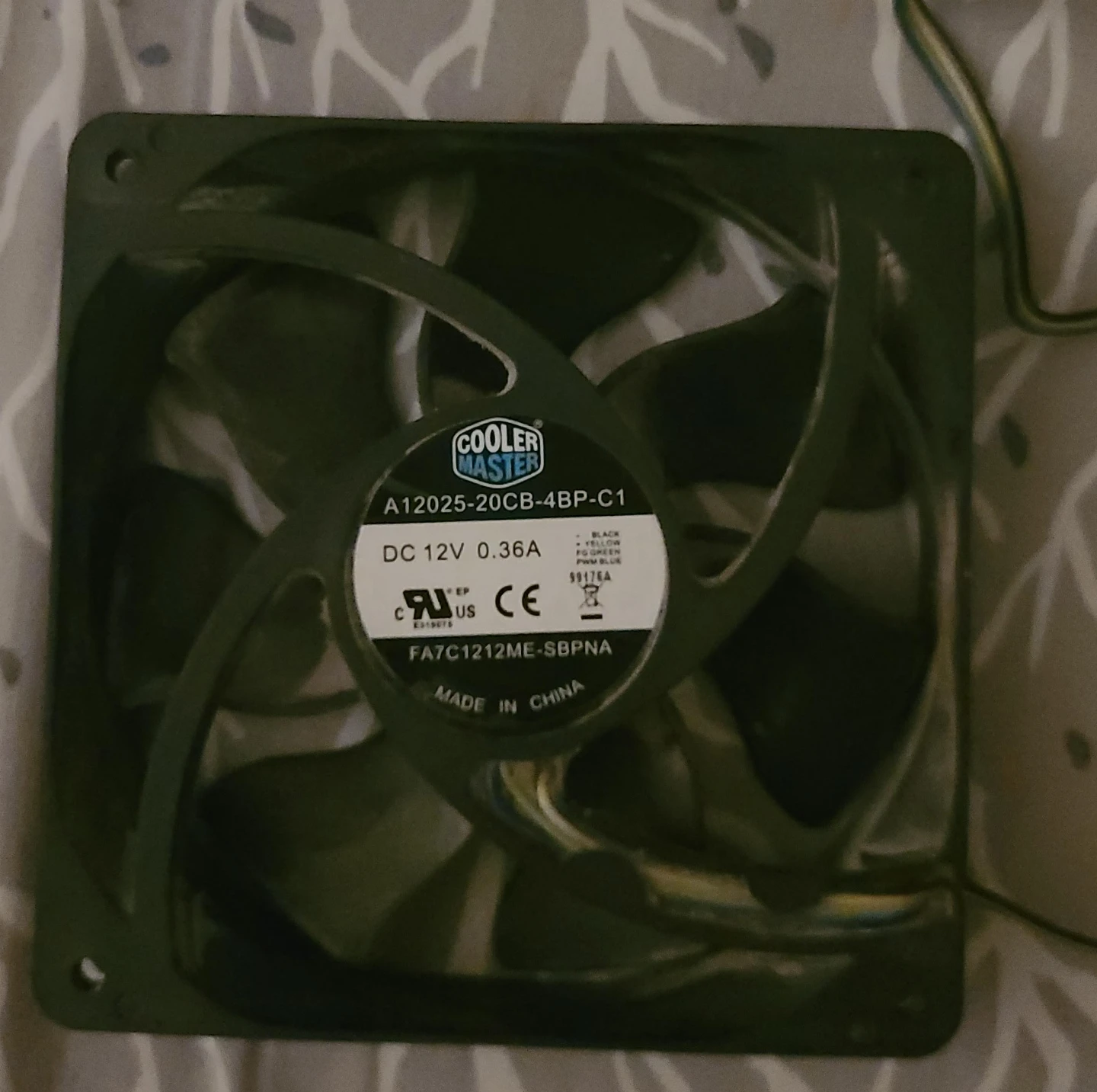 Cooler Master 120mm Case Fan A12025-20CB-4BP-C1