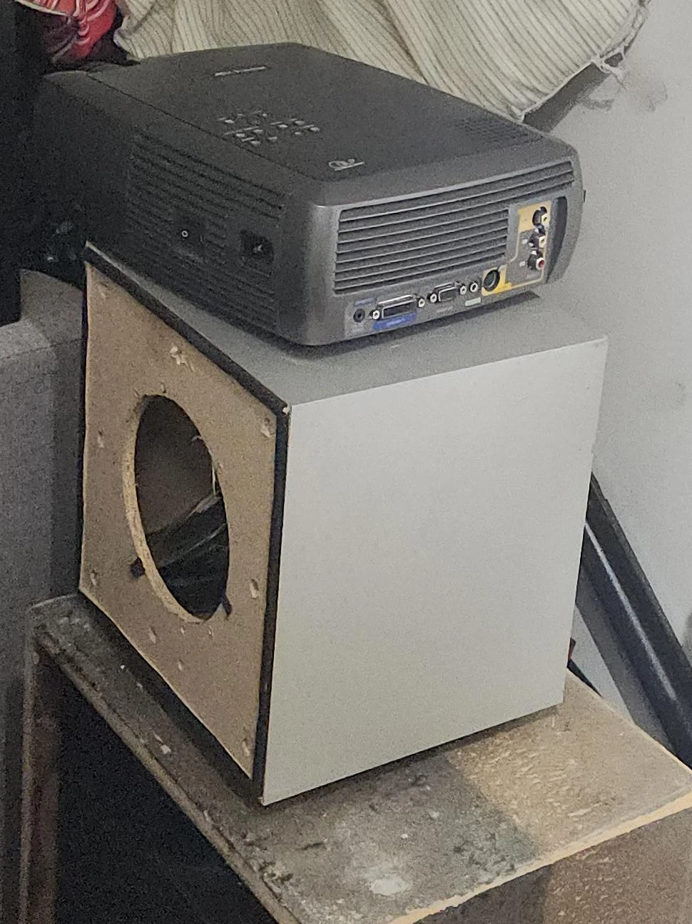 Projector and Subwoofer Enclosure