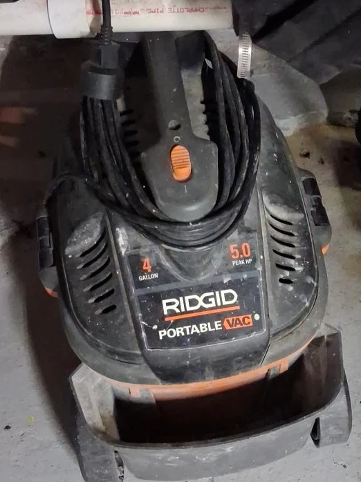 RIDGID 4 Gallon Portable Wet/Dry Vacuum
