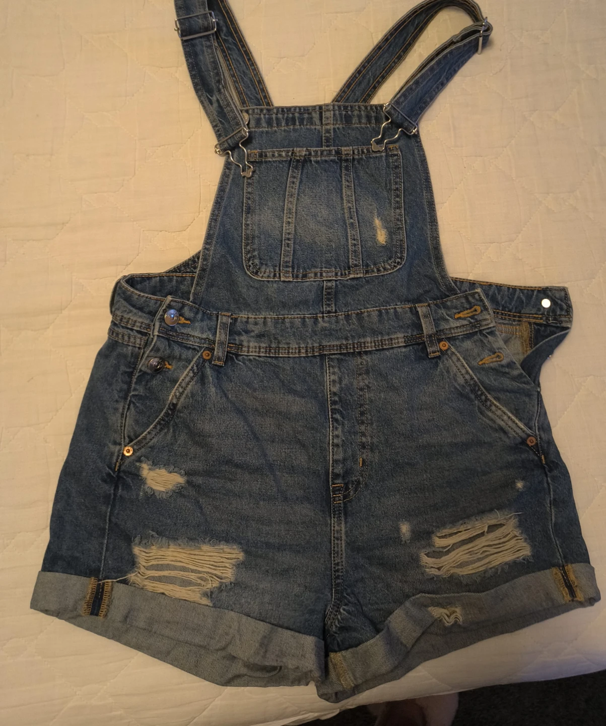 H&M DIVIDED Denim Overalls Size 6