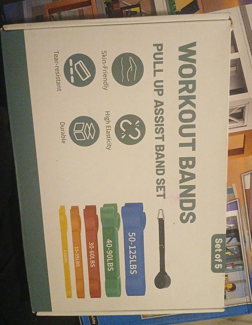 Workout Bands Pull Up Assist Band Set