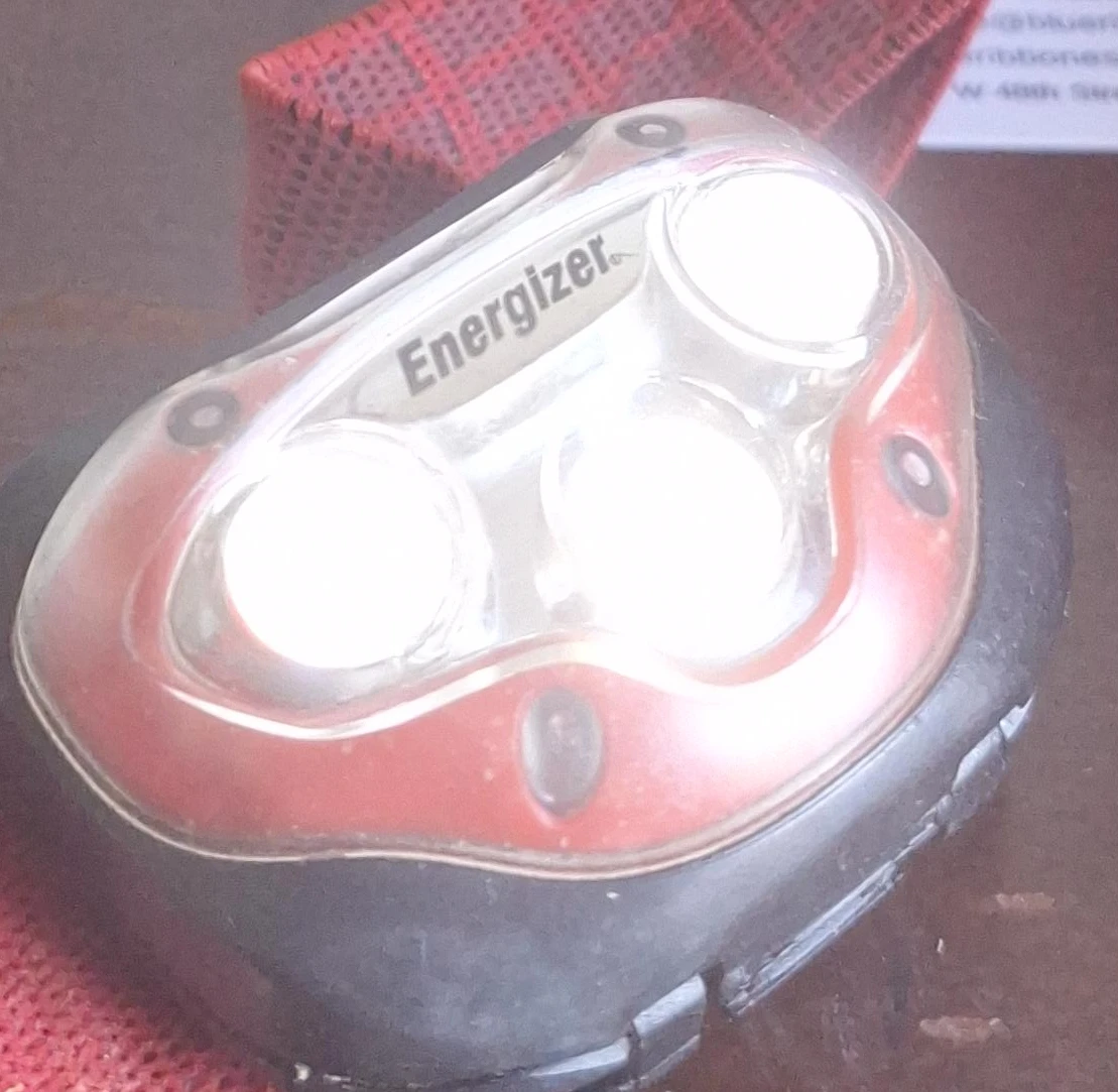 Energizer LED Headlamp Red