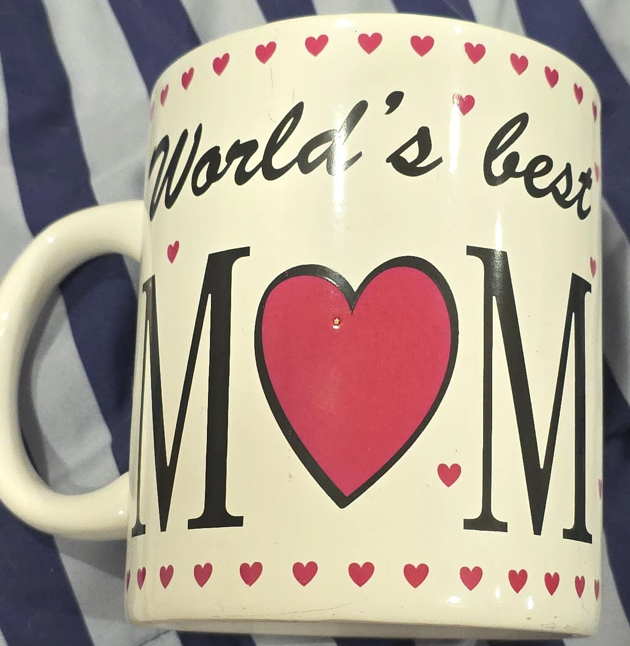 World's Best Mom ceramic coffee mug