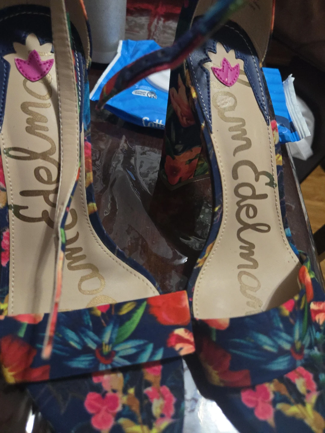 Sam Edelman Floral Block Heels