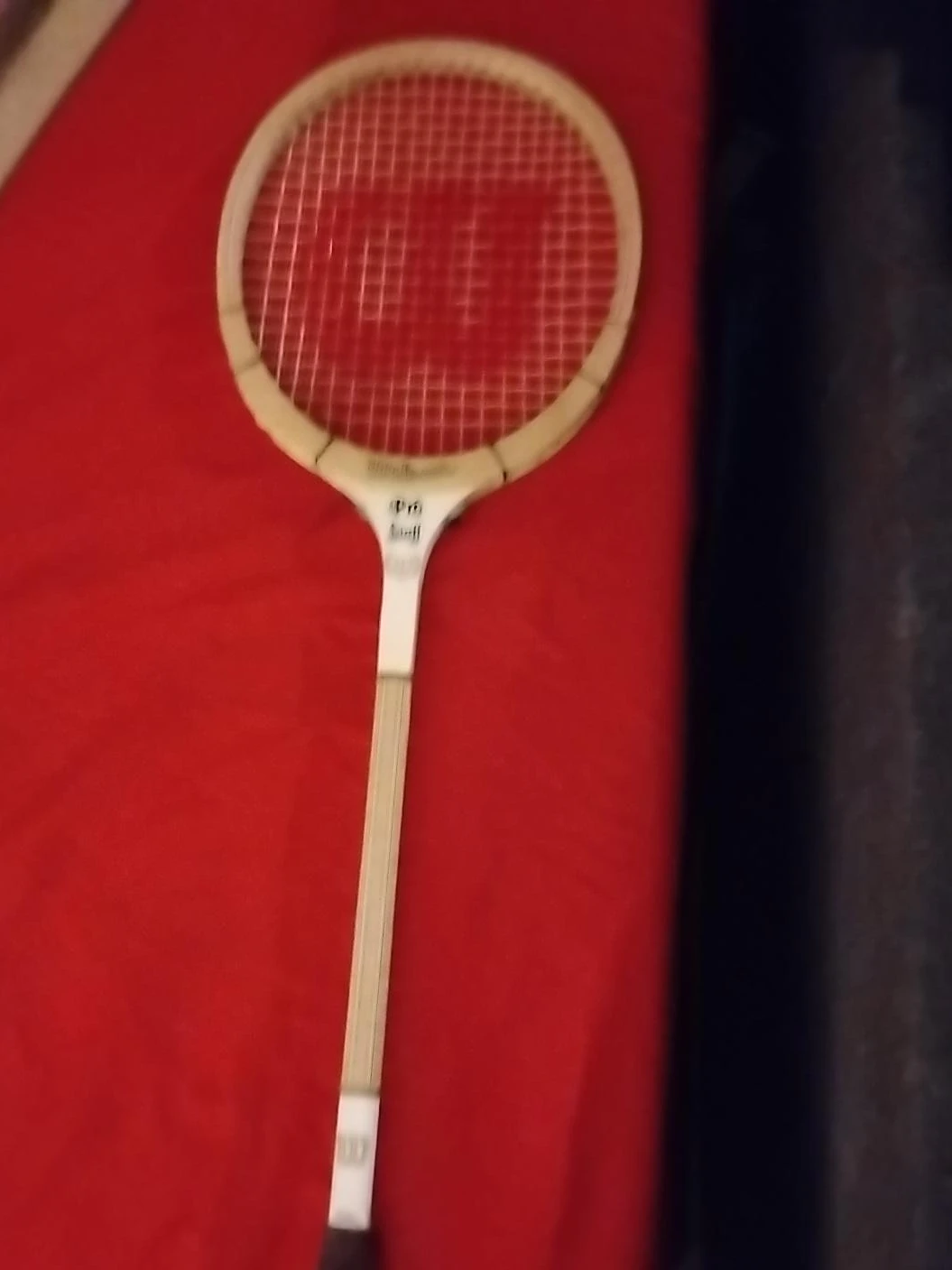 Vintage Wilson Pro Staff Wooden Tennis Racket