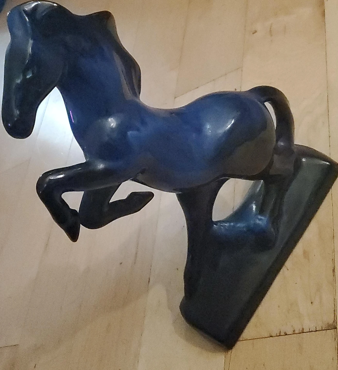 Ceramic Rearing Horse Figurine