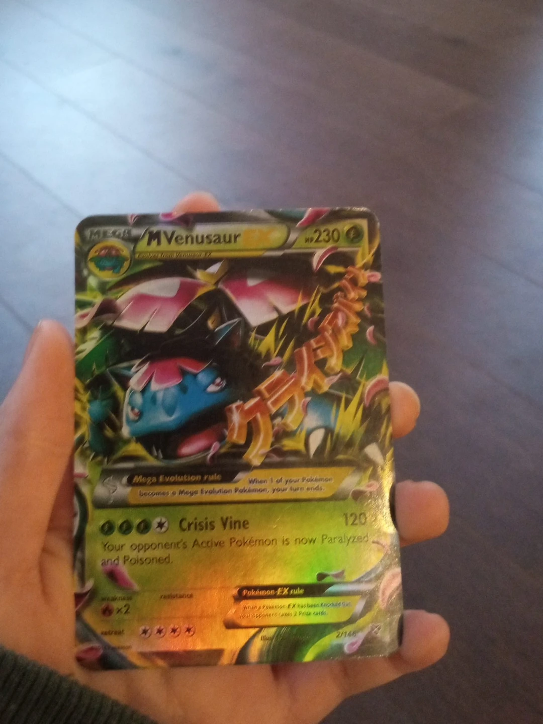 Mega Venusaur EX Pokemon Card