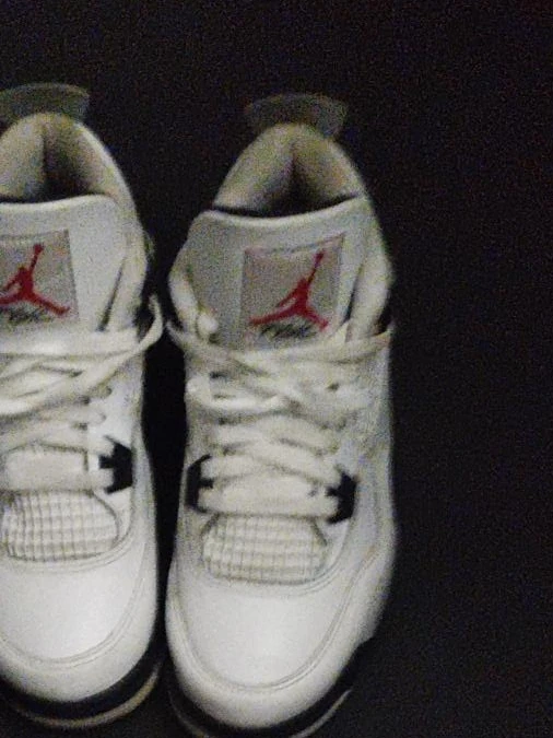 Air Jordan 4 Retro White Sneakers