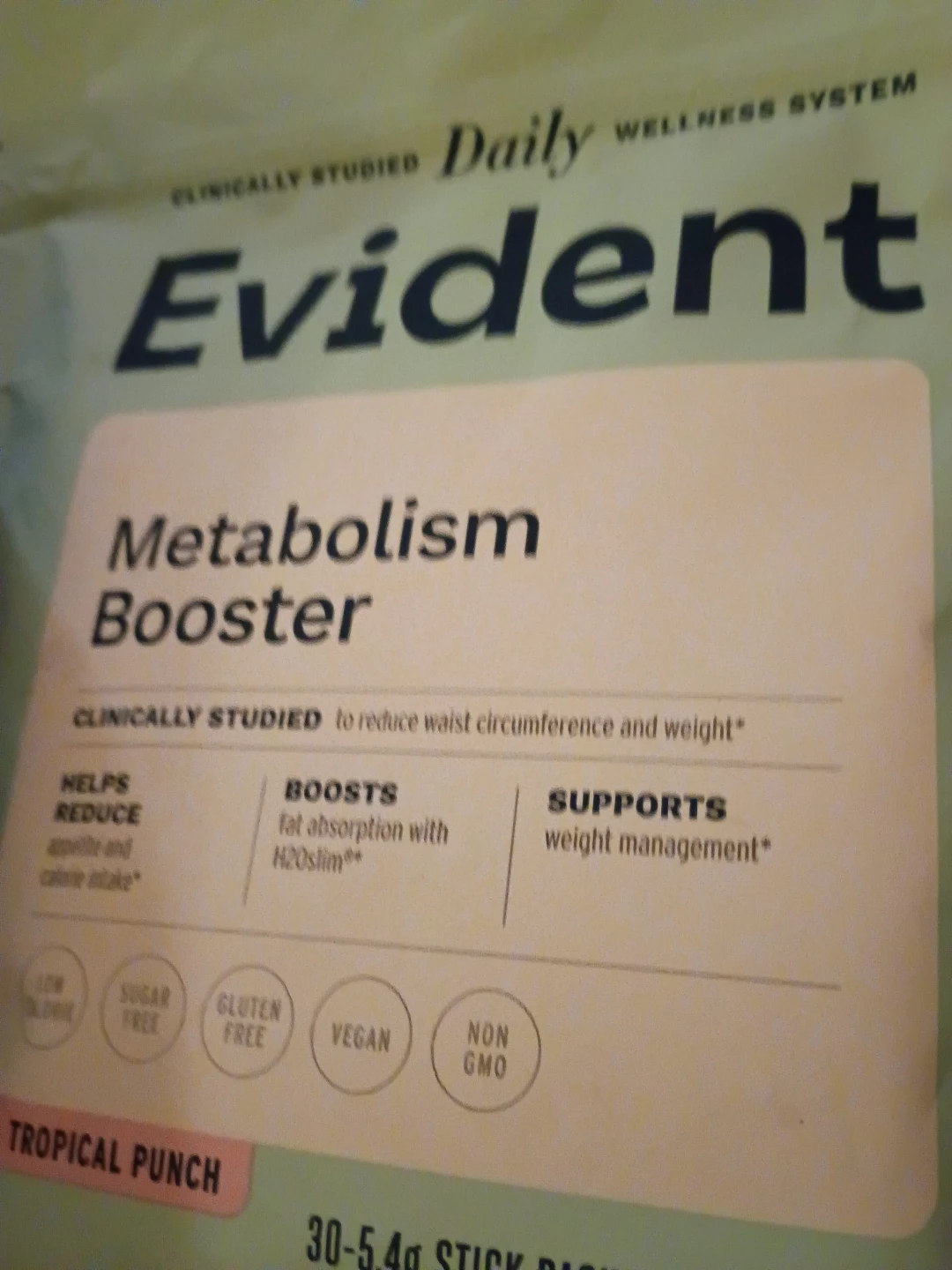 Evident Metabolism Booster Tropical Punch