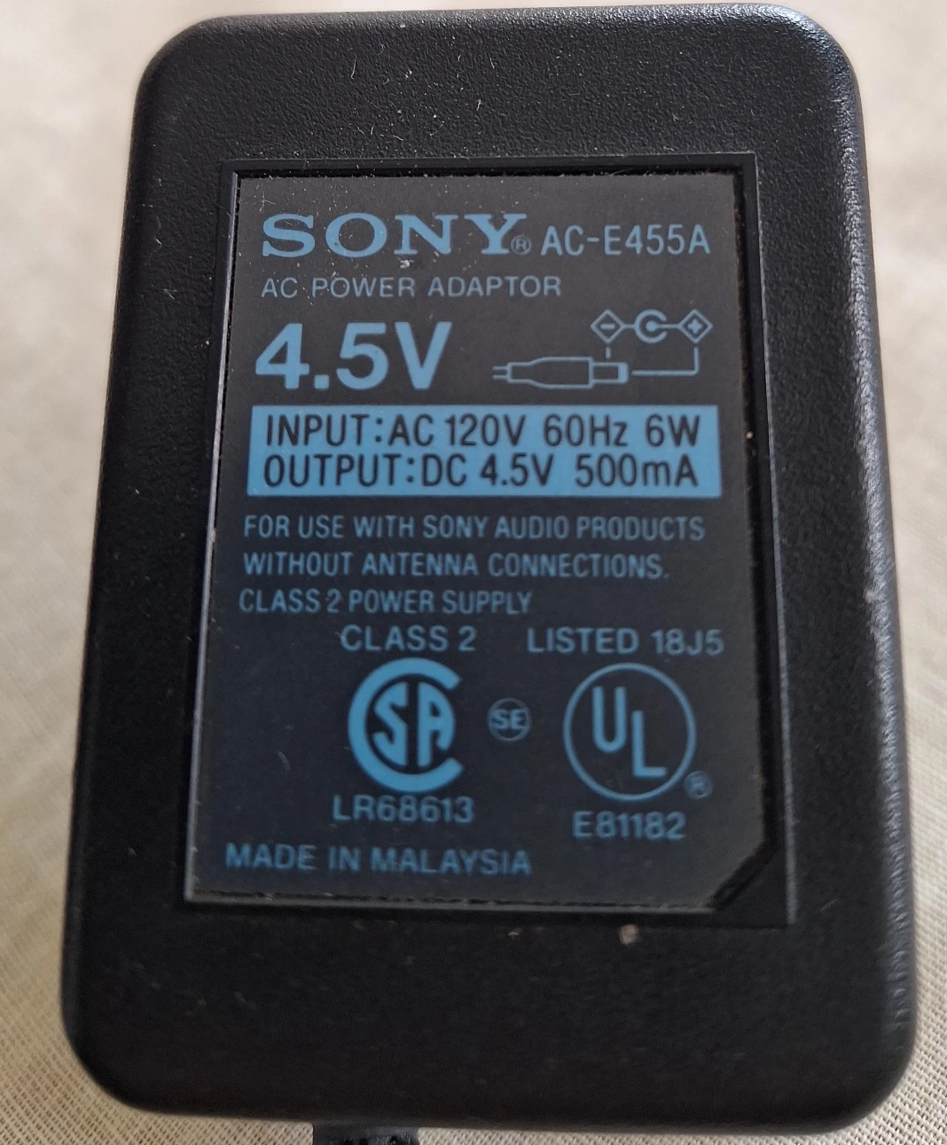 Sony AC-E455A AC Power Adaptor in Queens, NY