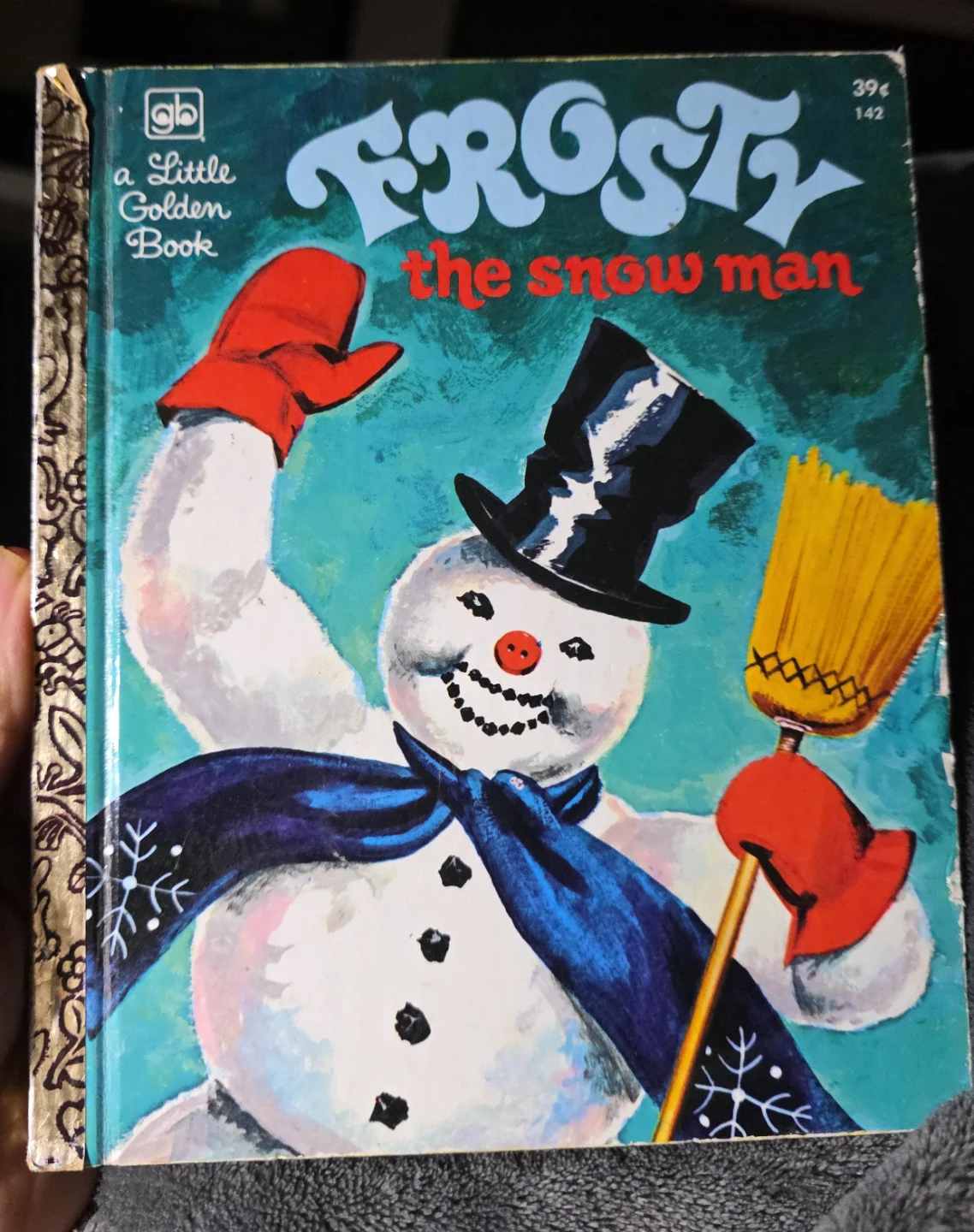 Vintage Frosty the Snow Man Little Golden Book