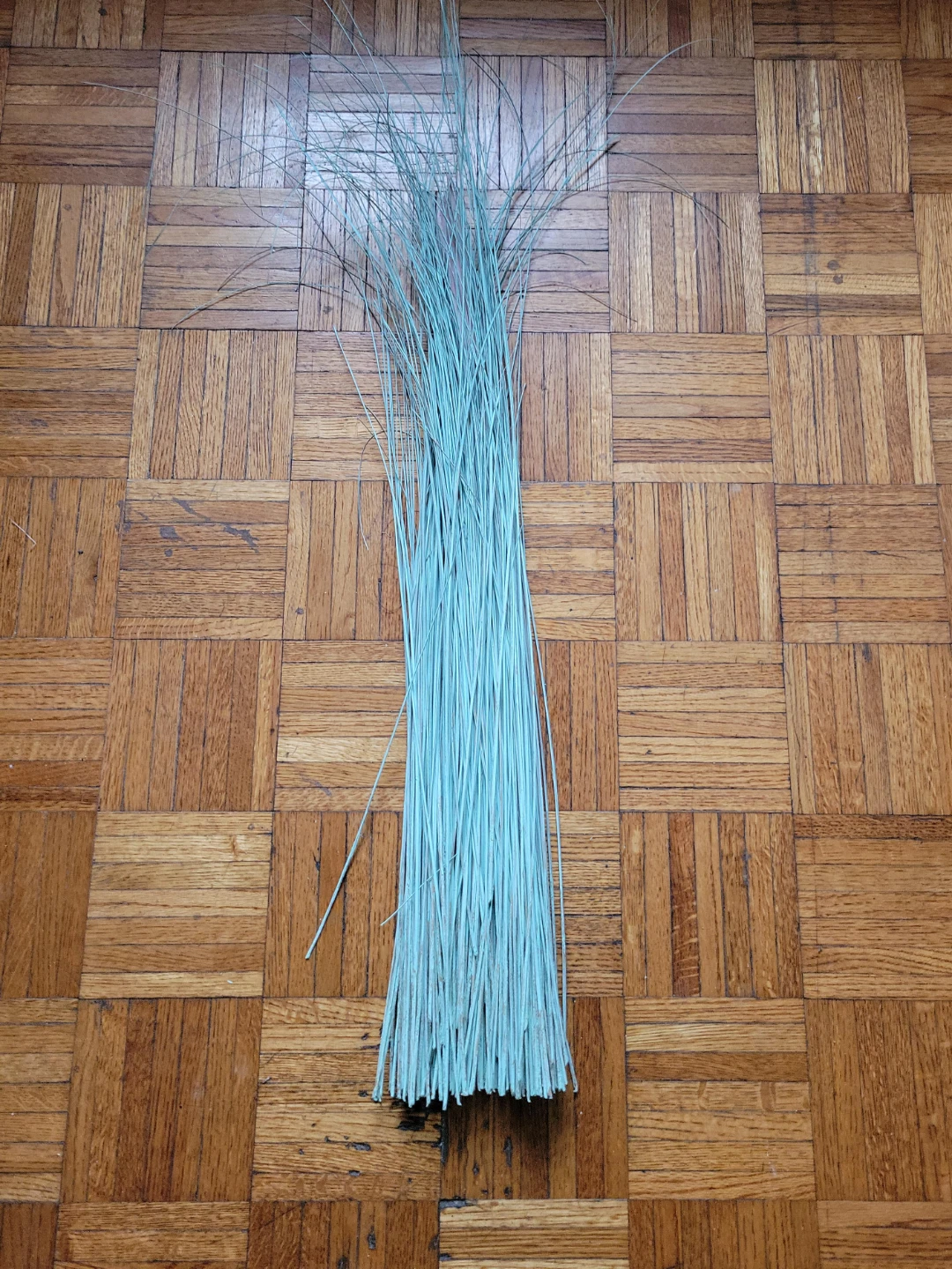 Artificial decorative grass stalks