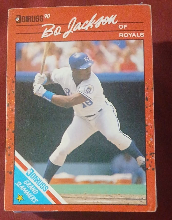 1990 Donruss Bo Jackson Grand Slammers Trading Card