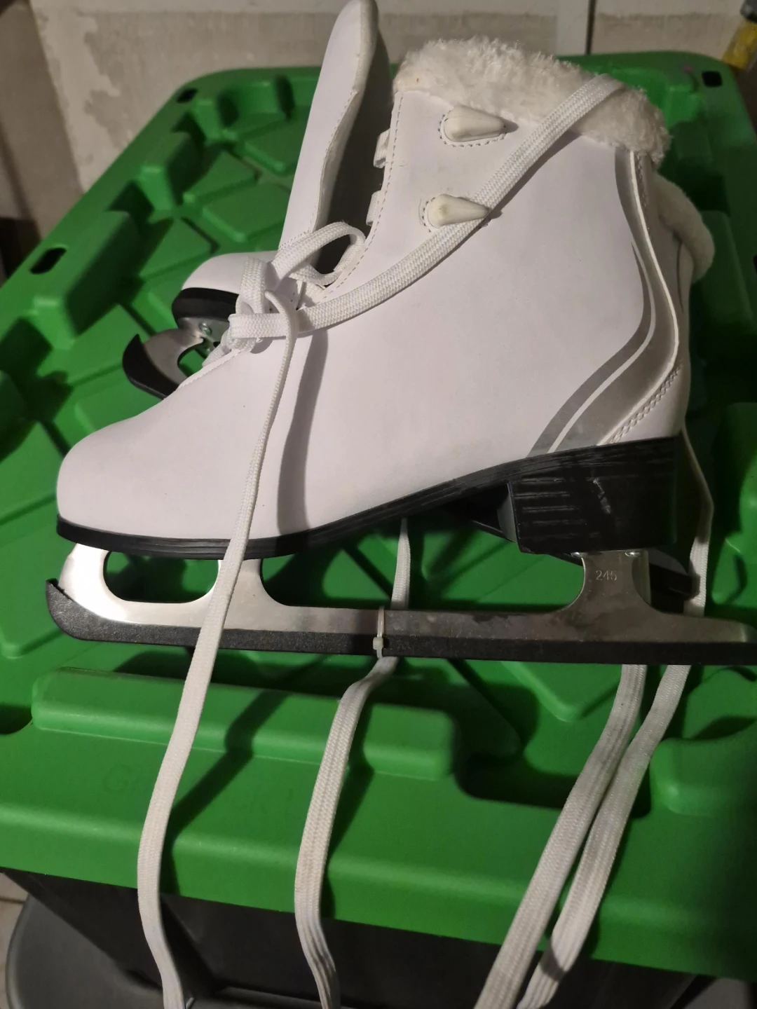 White Recreational Figure Skates