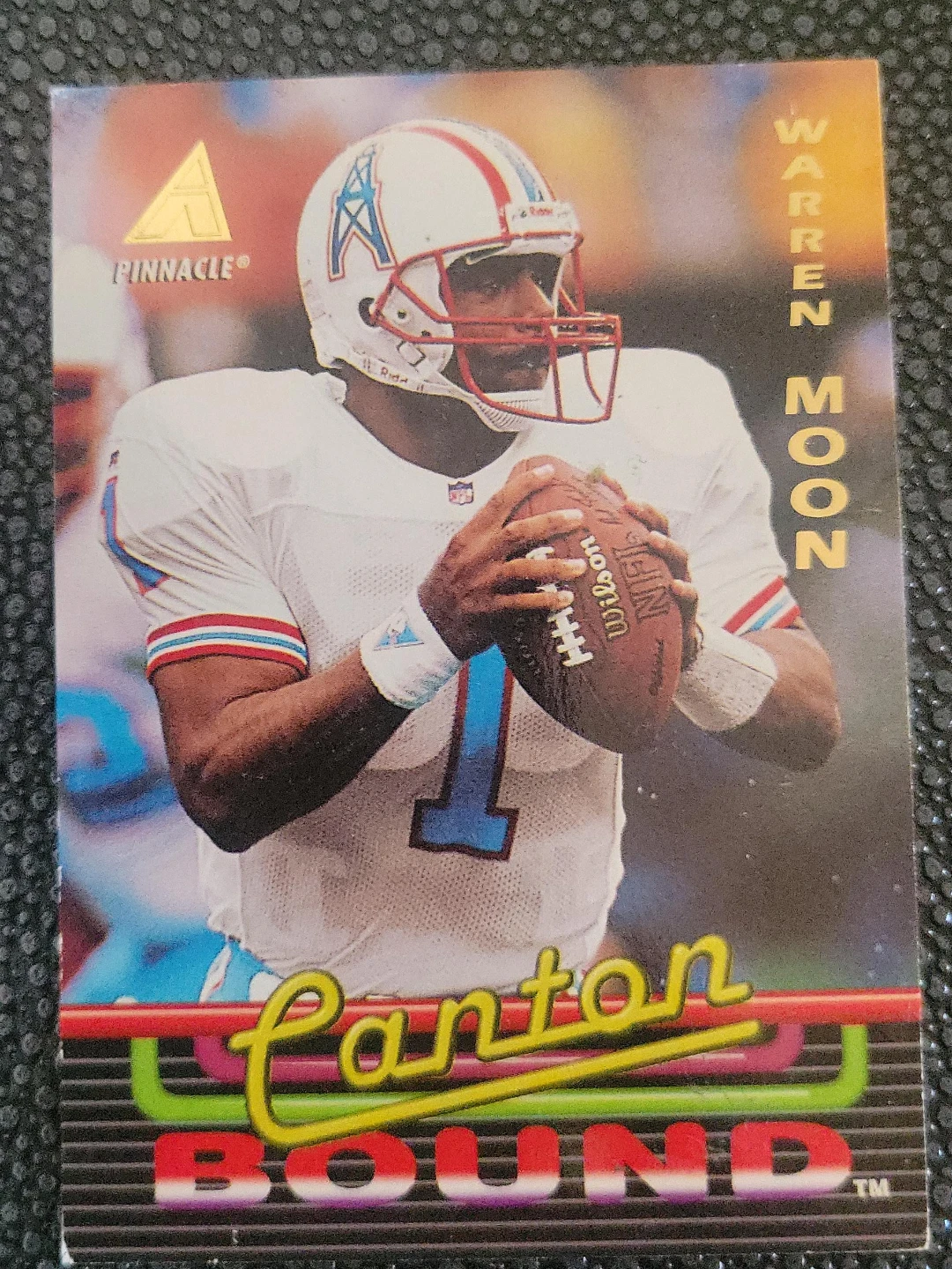Warren Moon Pinnacle Canton Bound Sports Card