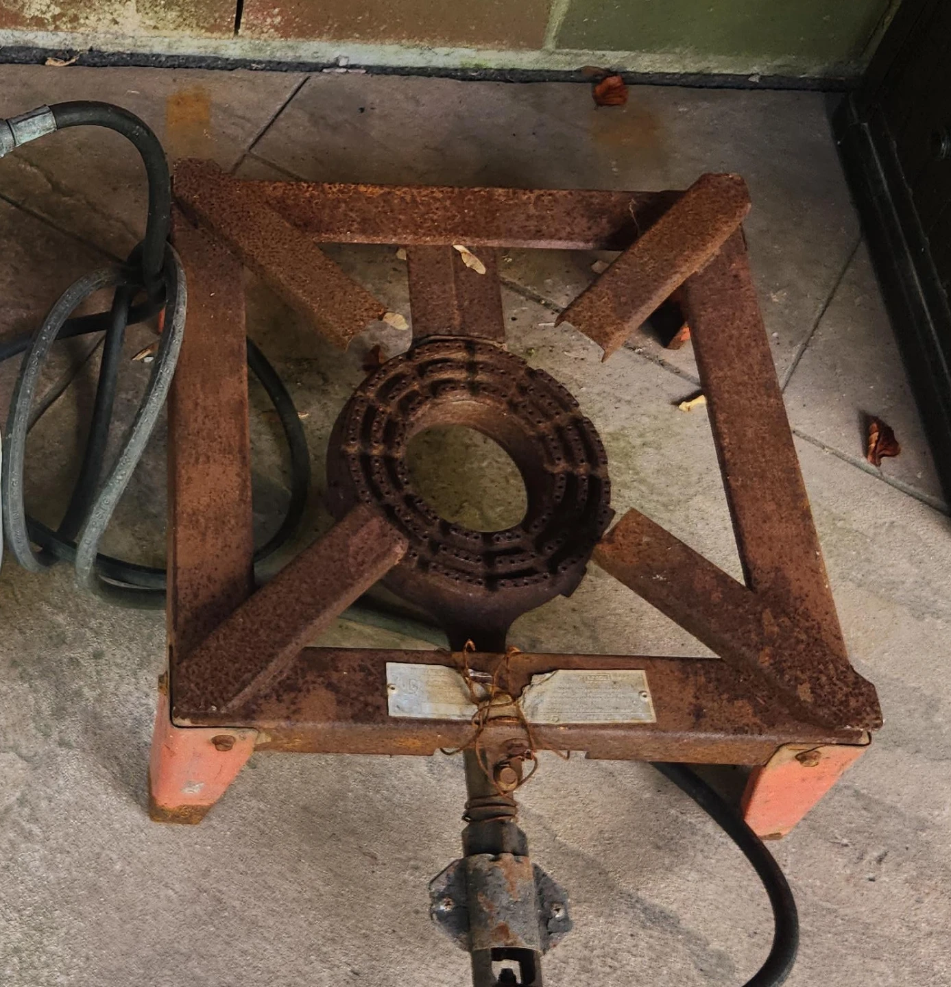 Cast iron propane burner