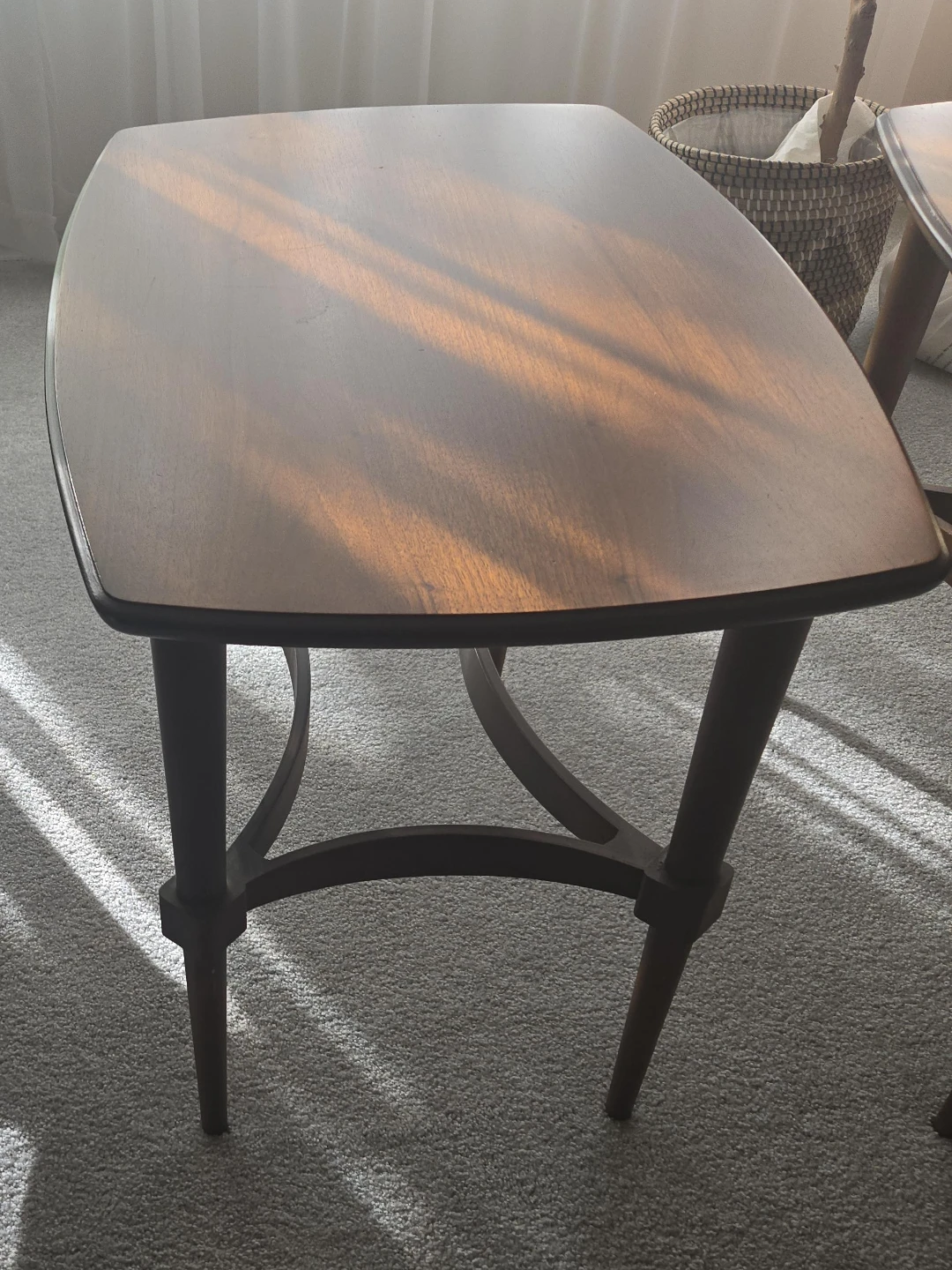 3 Mid-Century Modern Side Tables and matching coffee table